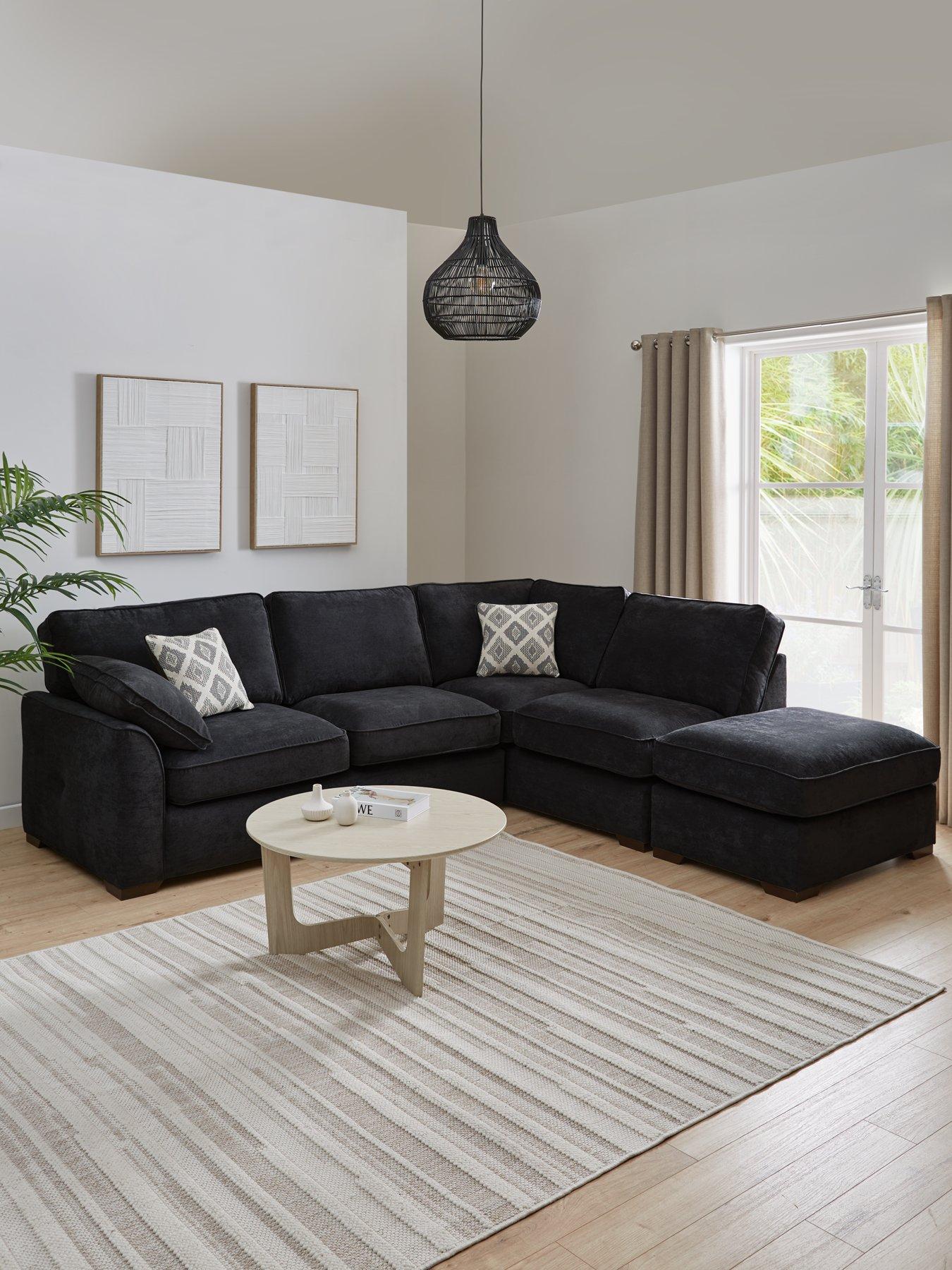 Very Home Cesena R/H Fabric Corner Chaise - Made to Order in the UK