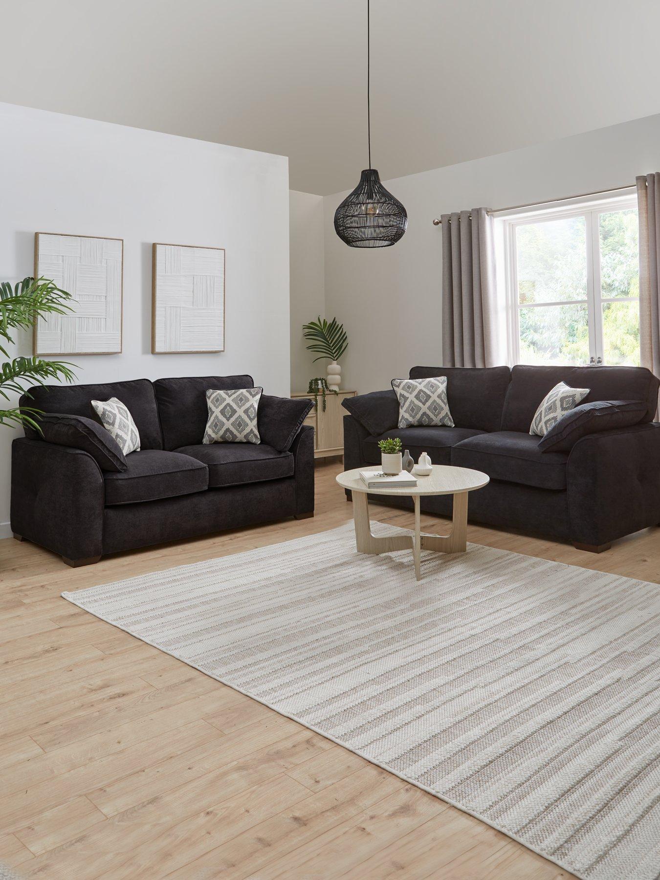 Very Home Cesena 3 + 2 Fabric SOFAS - Made to Order in the UK