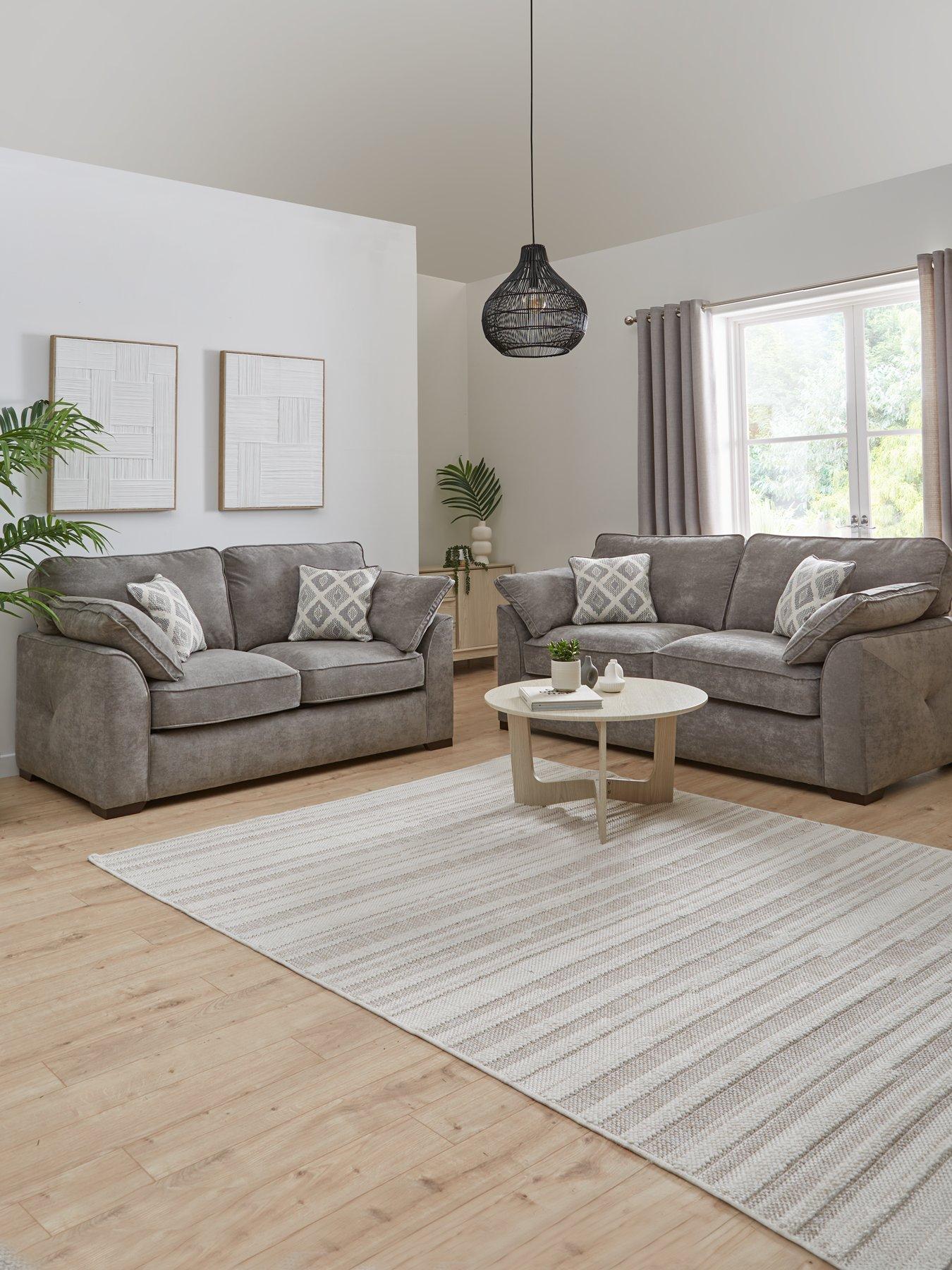 Very Home Cesena 3 + 2 Fabric SOFAS - Made to Order in the UK