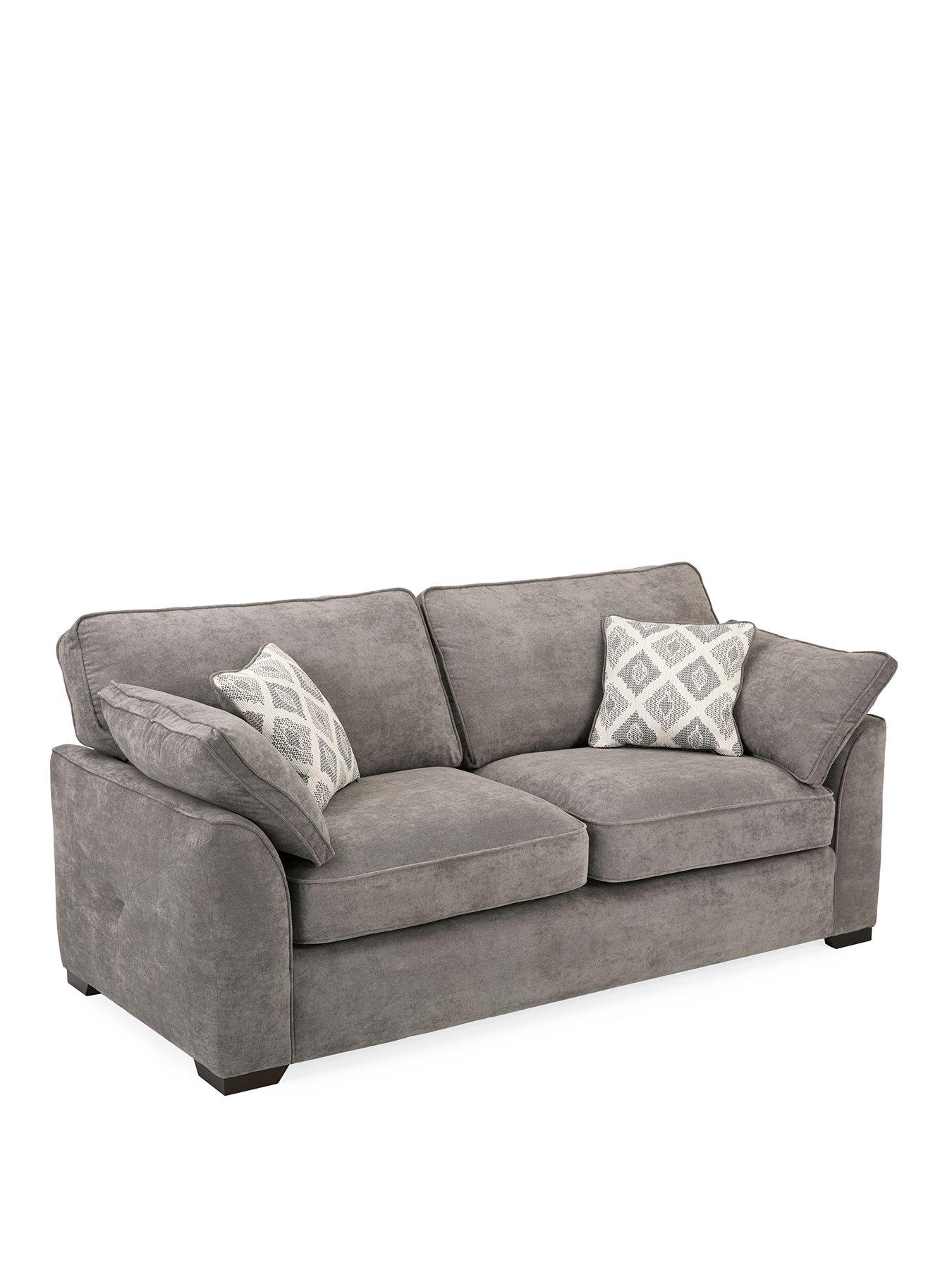 very-home-cesena-3-seater-fabric-sofaback