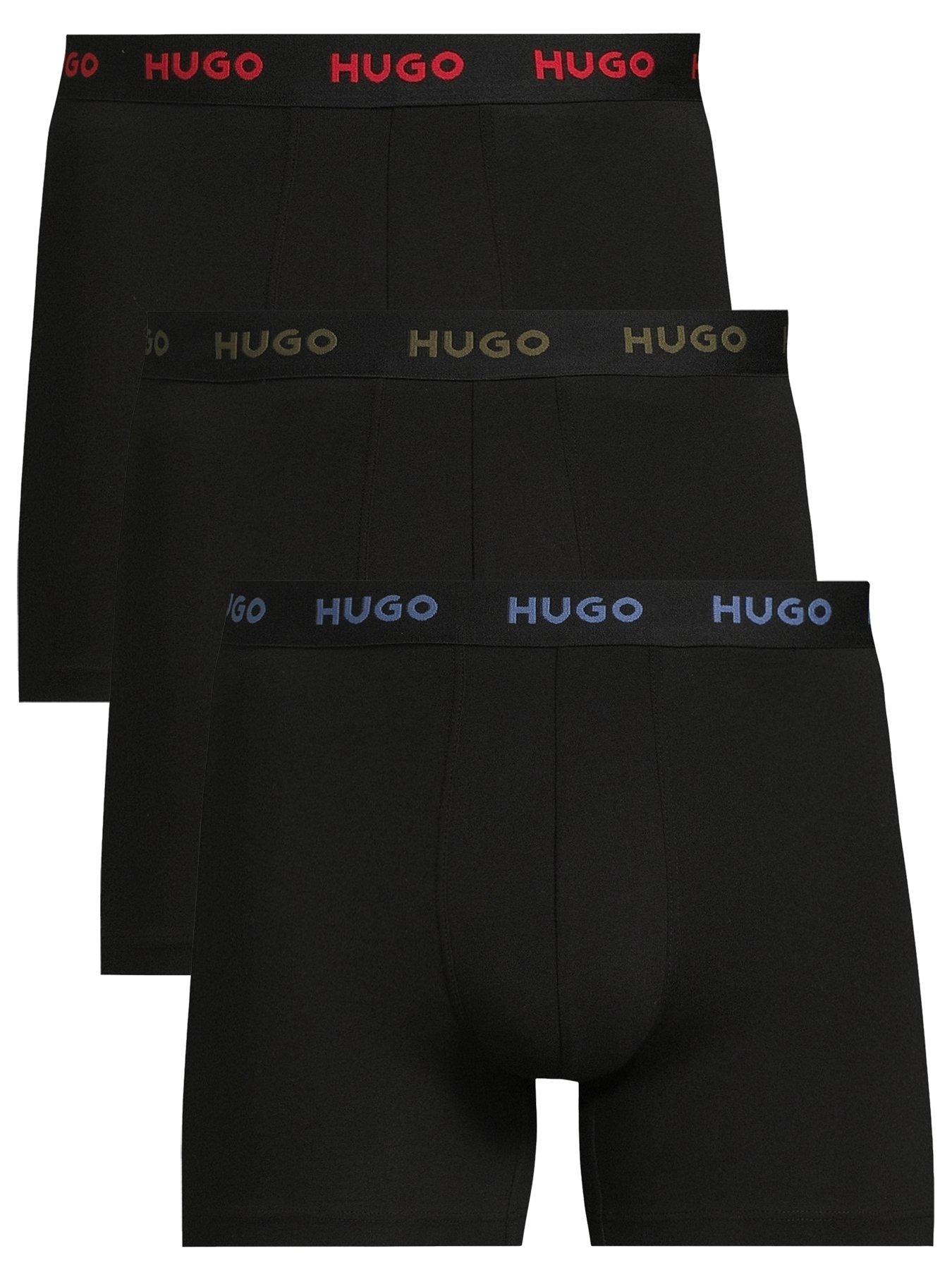 hugo-3-pack-triplet-design-boxer-briefs-blackvarious-waistband-assortedfront