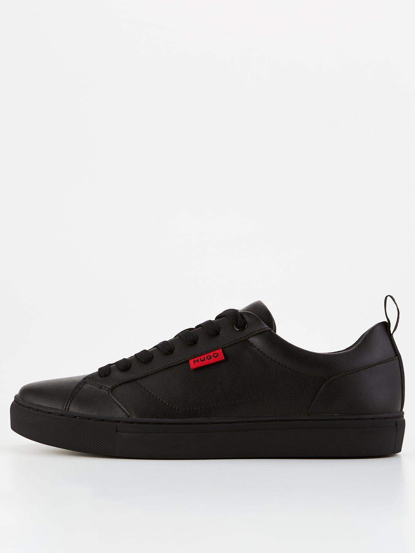 undefined Morrie Leather Tennis Trainers - Black