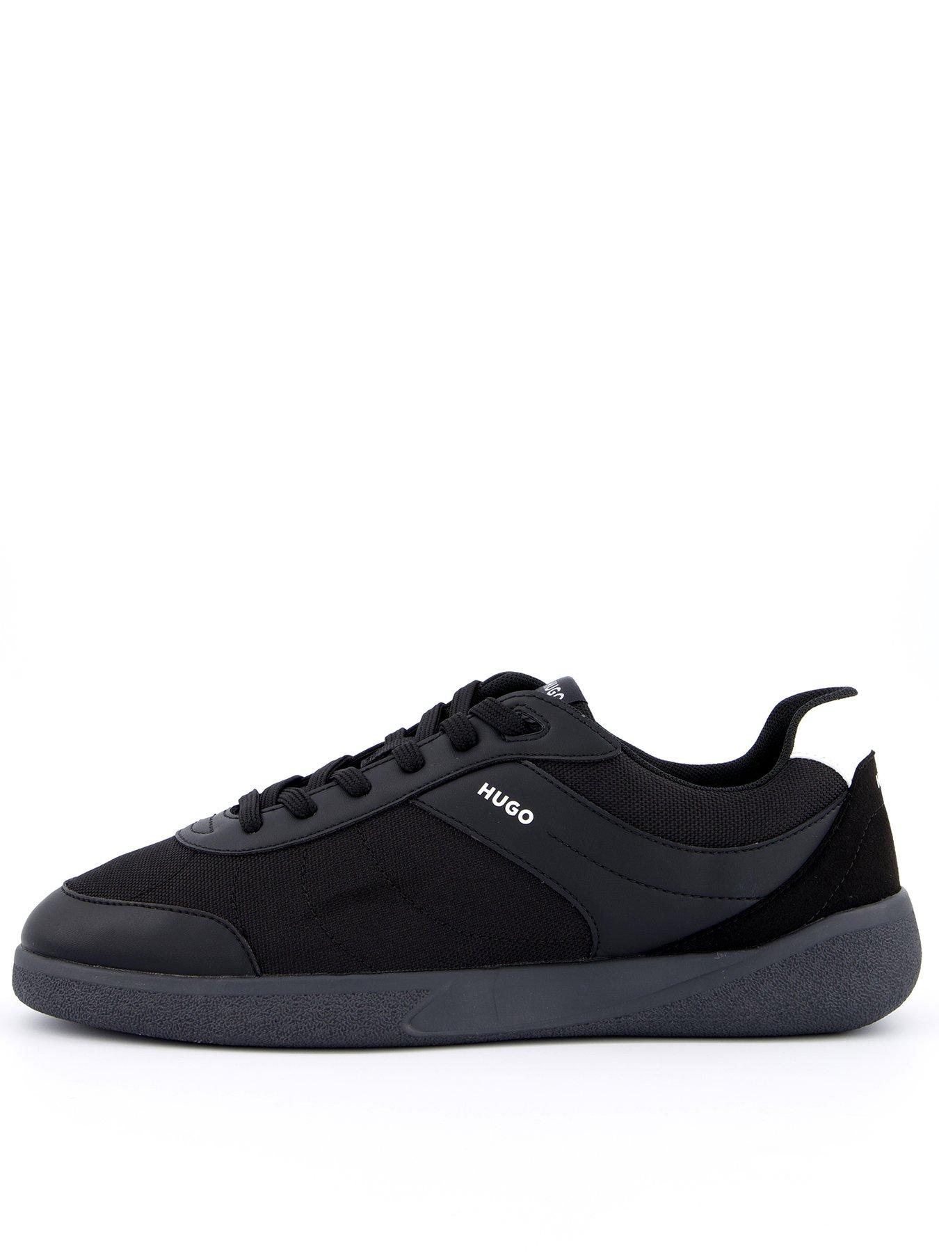 hugo-riven-canvasleather-tennis-trainer-black