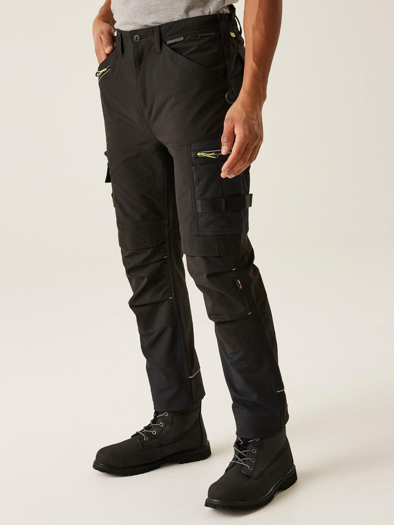 Image 1 of 6 of Regatta Professional Workwear Infiltrate Stretch Trousers -black