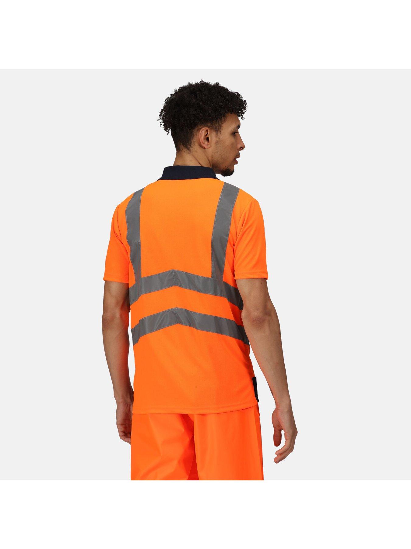 regatta-professional-workwear-hivis-pro-polo-t-shirt--orangenavystillFront