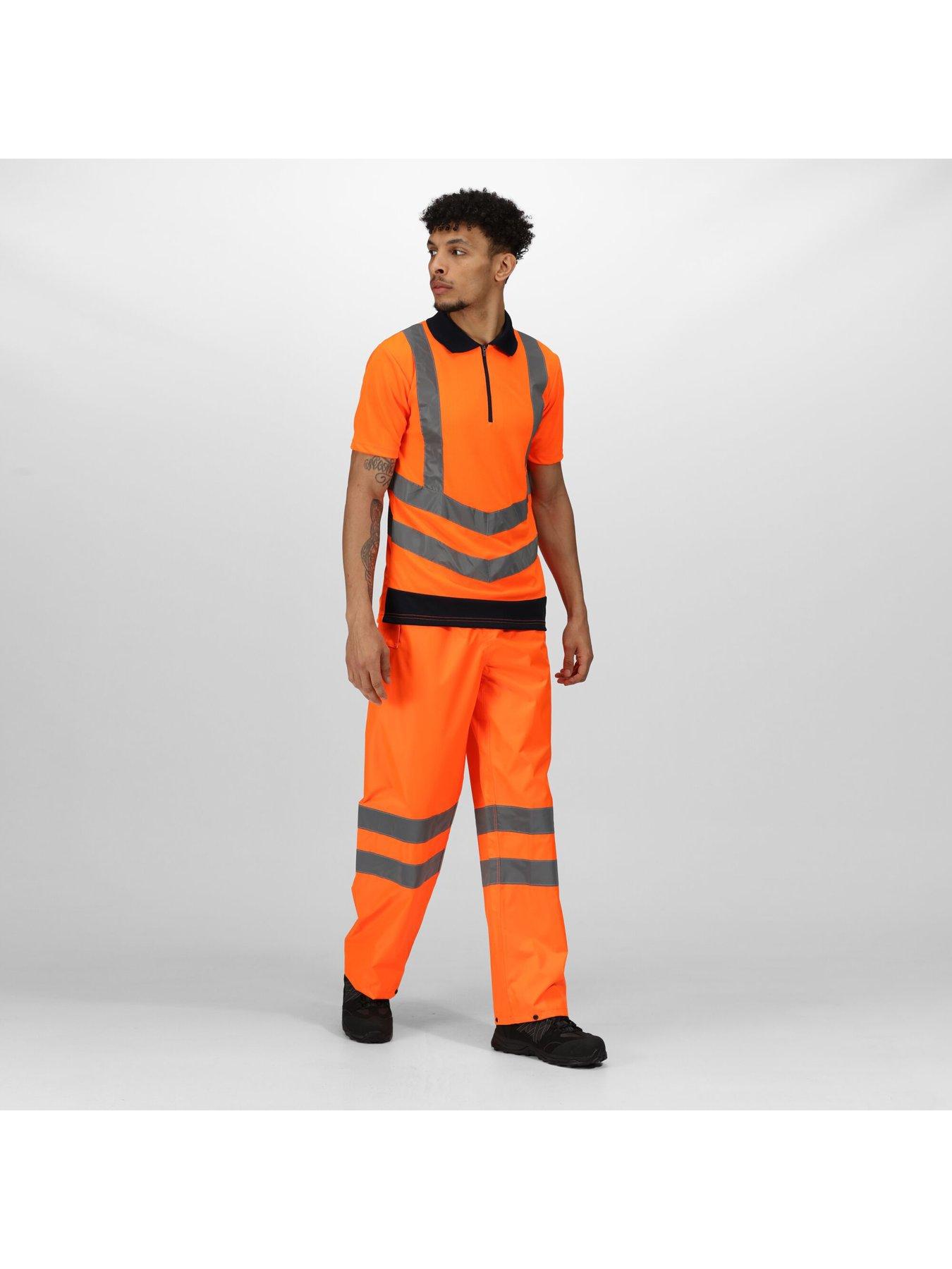 regatta-professional-workwear-hivis-pro-polo-t-shirt--orangenavyback