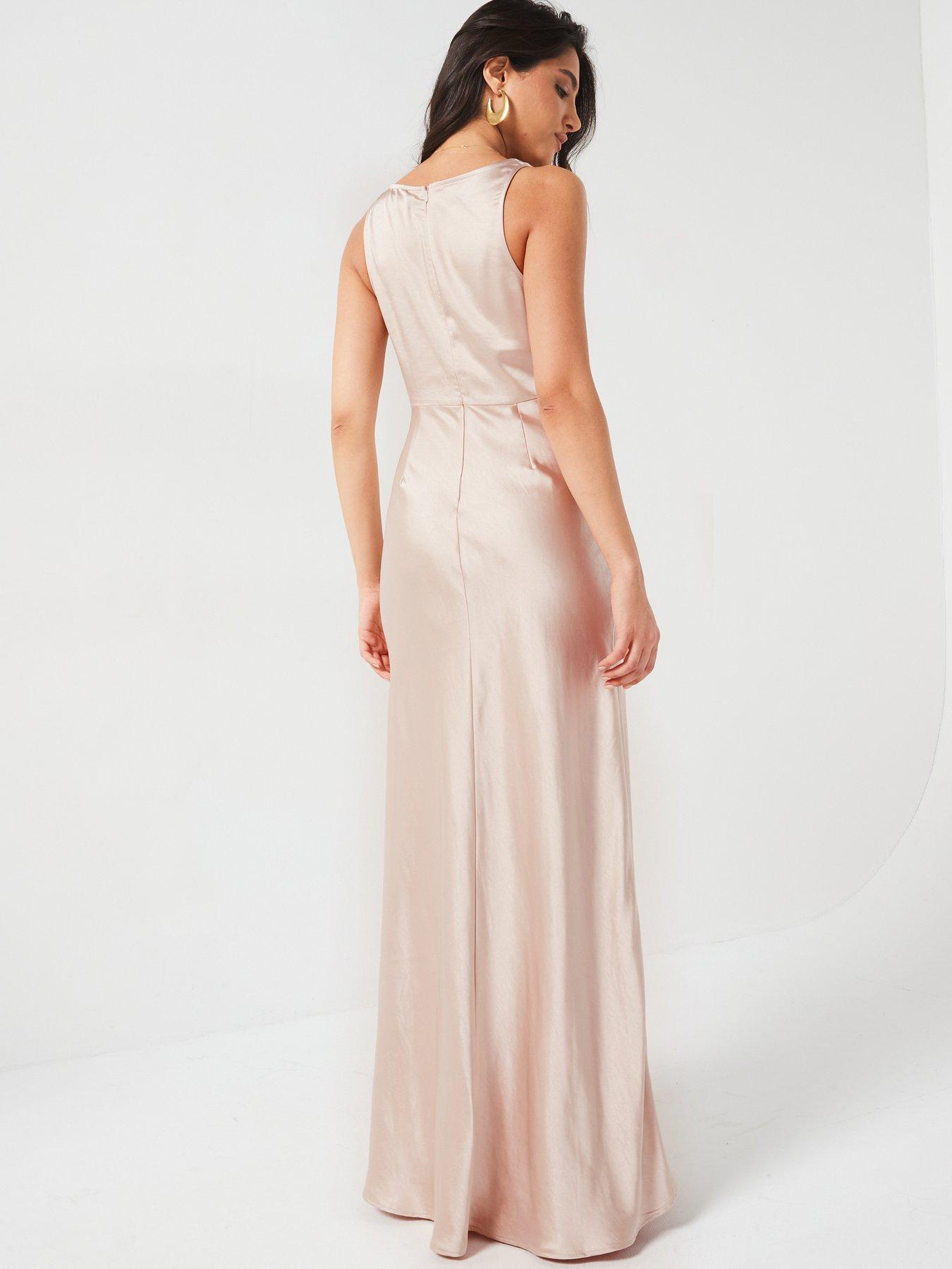 six-stories-cowl-front-satin-bridesmaid-dress-oysterstillFront