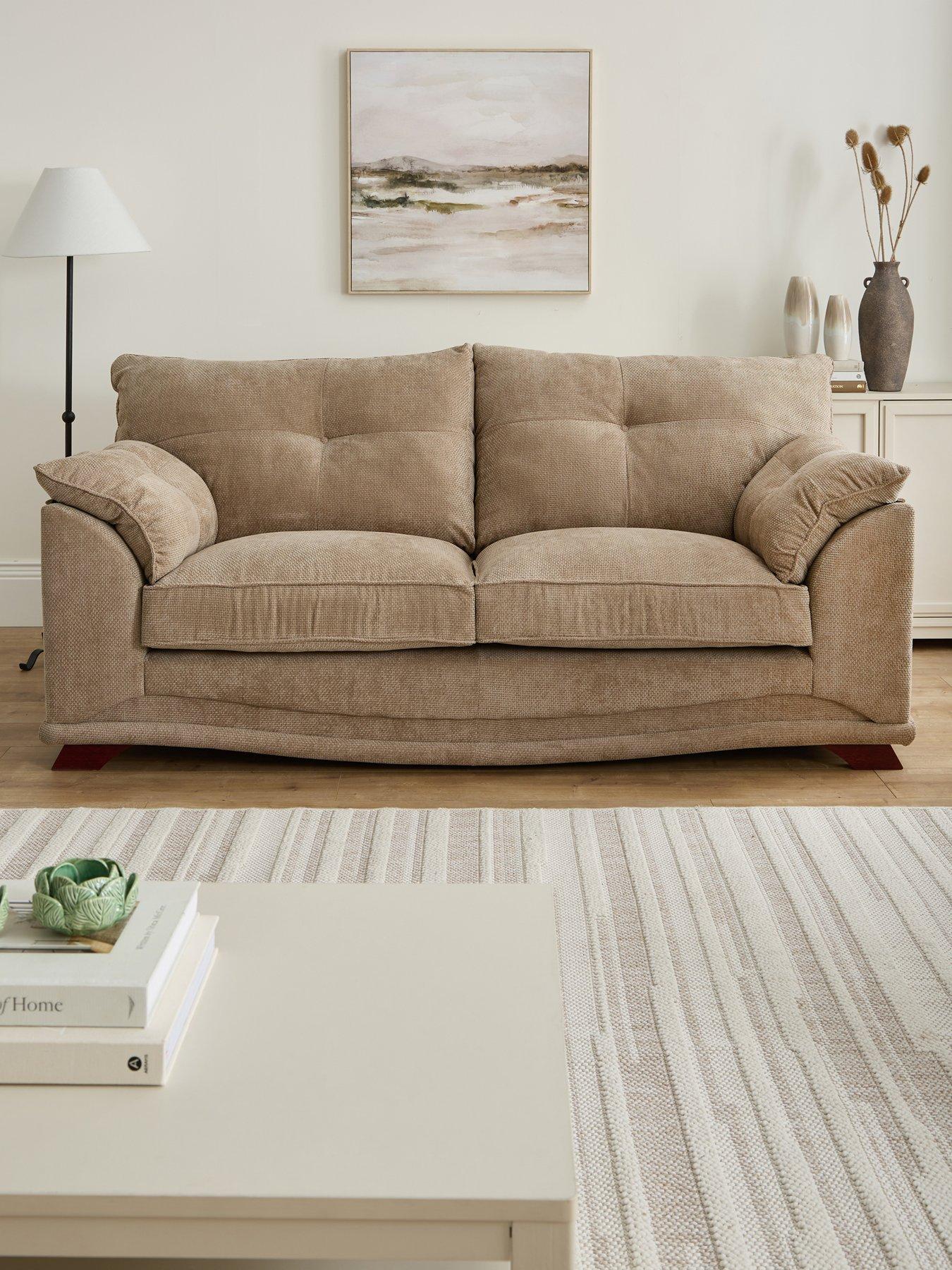 very-home-evissa-3-seater-fabric-sofa