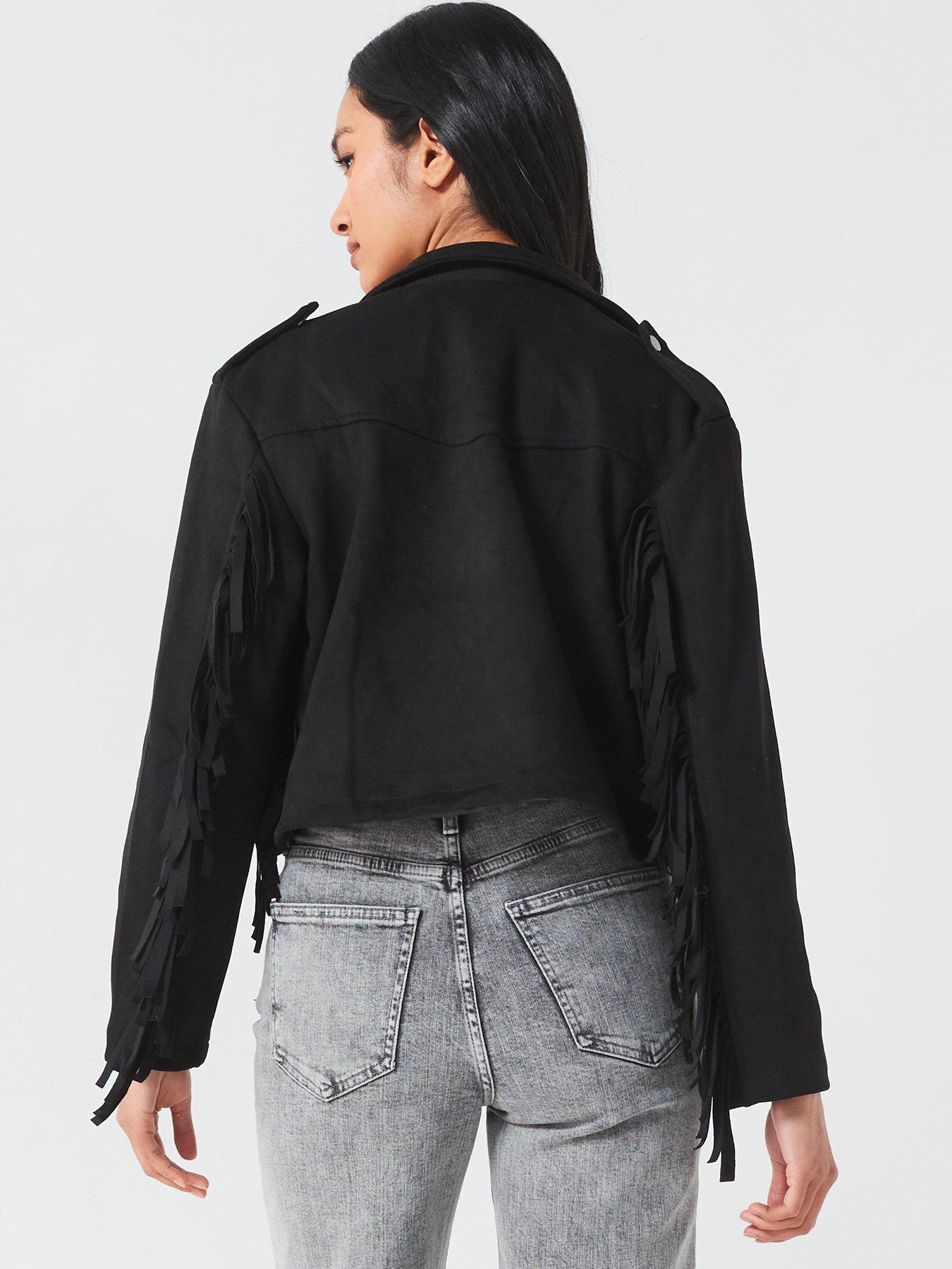 Brave soul fringe jacket sales