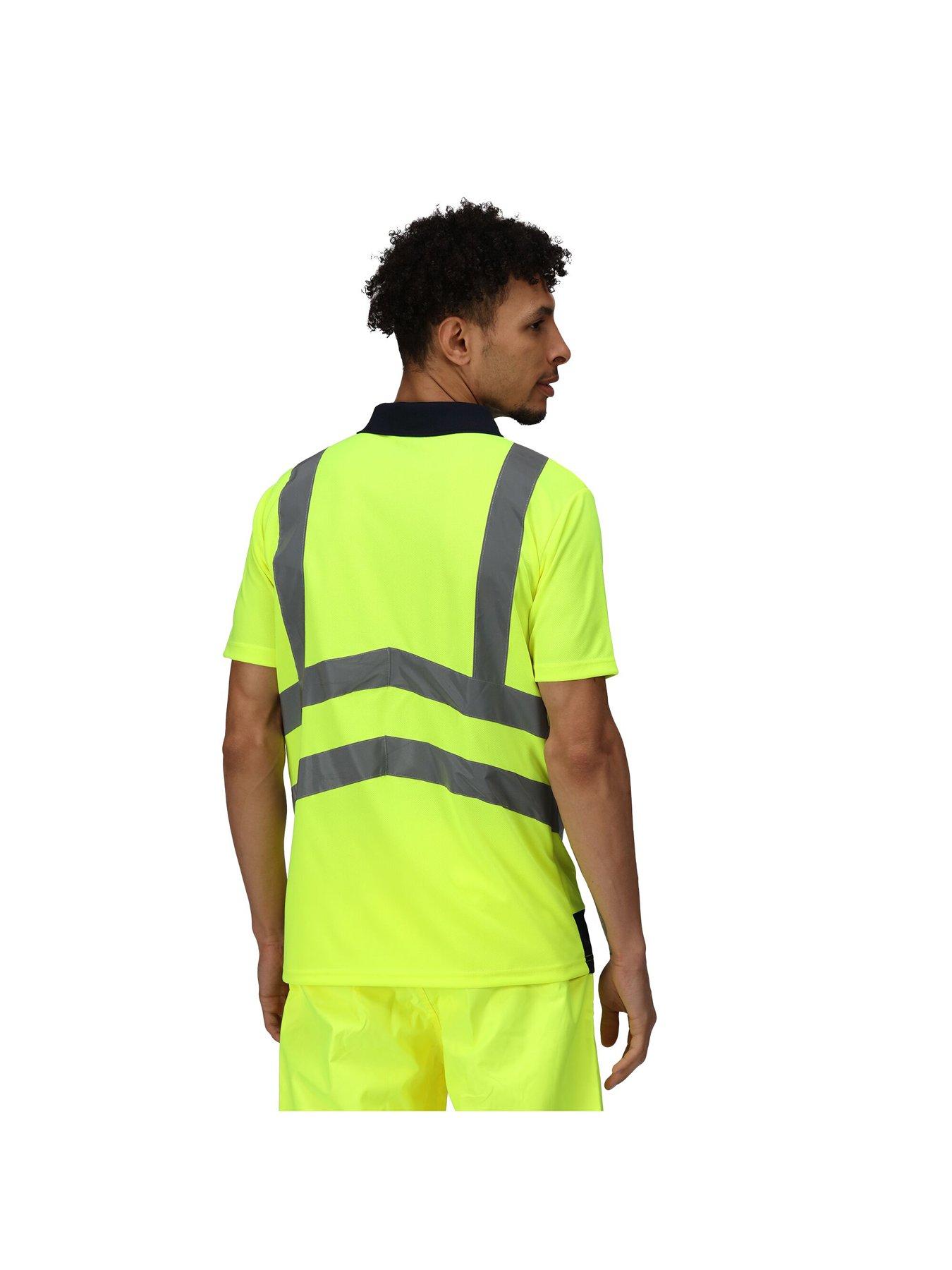 regatta-professional-workwear-hivis-pro-polo-t-shirt--yellownavystillFront