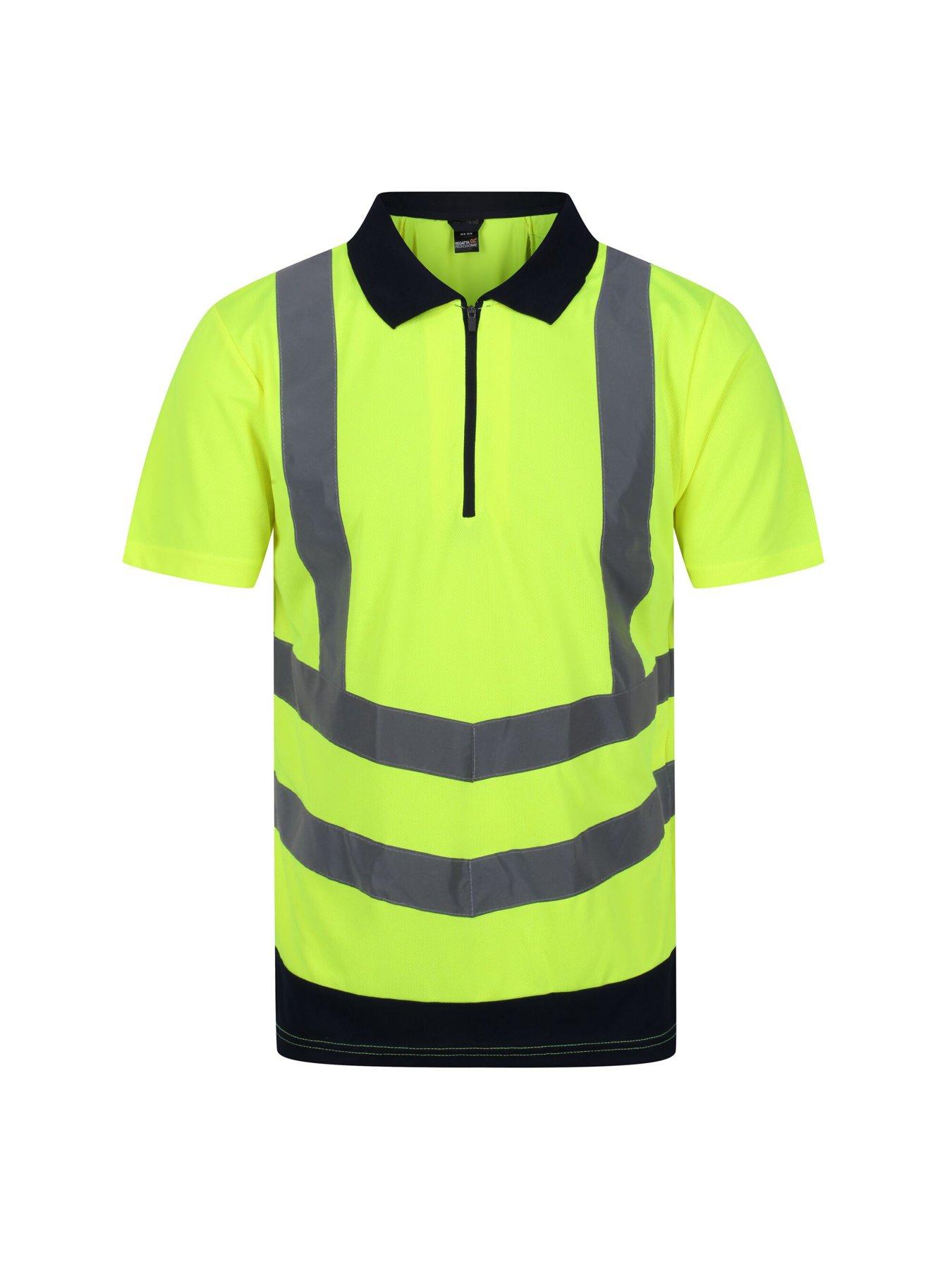 regatta-professional-workwear-hivis-pro-polo-t-shirt--yellownavydetail