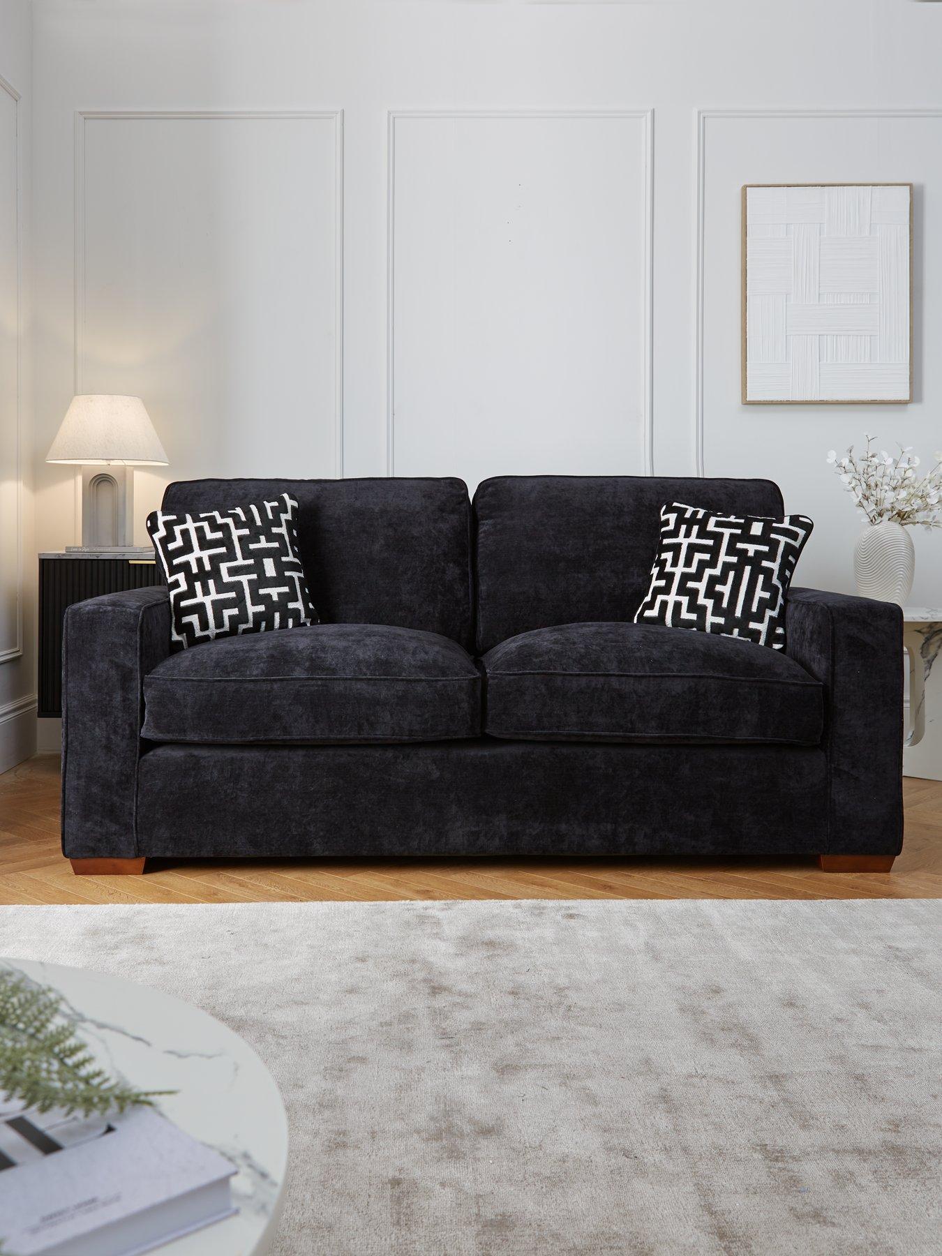 very-home-monaco-3-seater-fabric-sofa