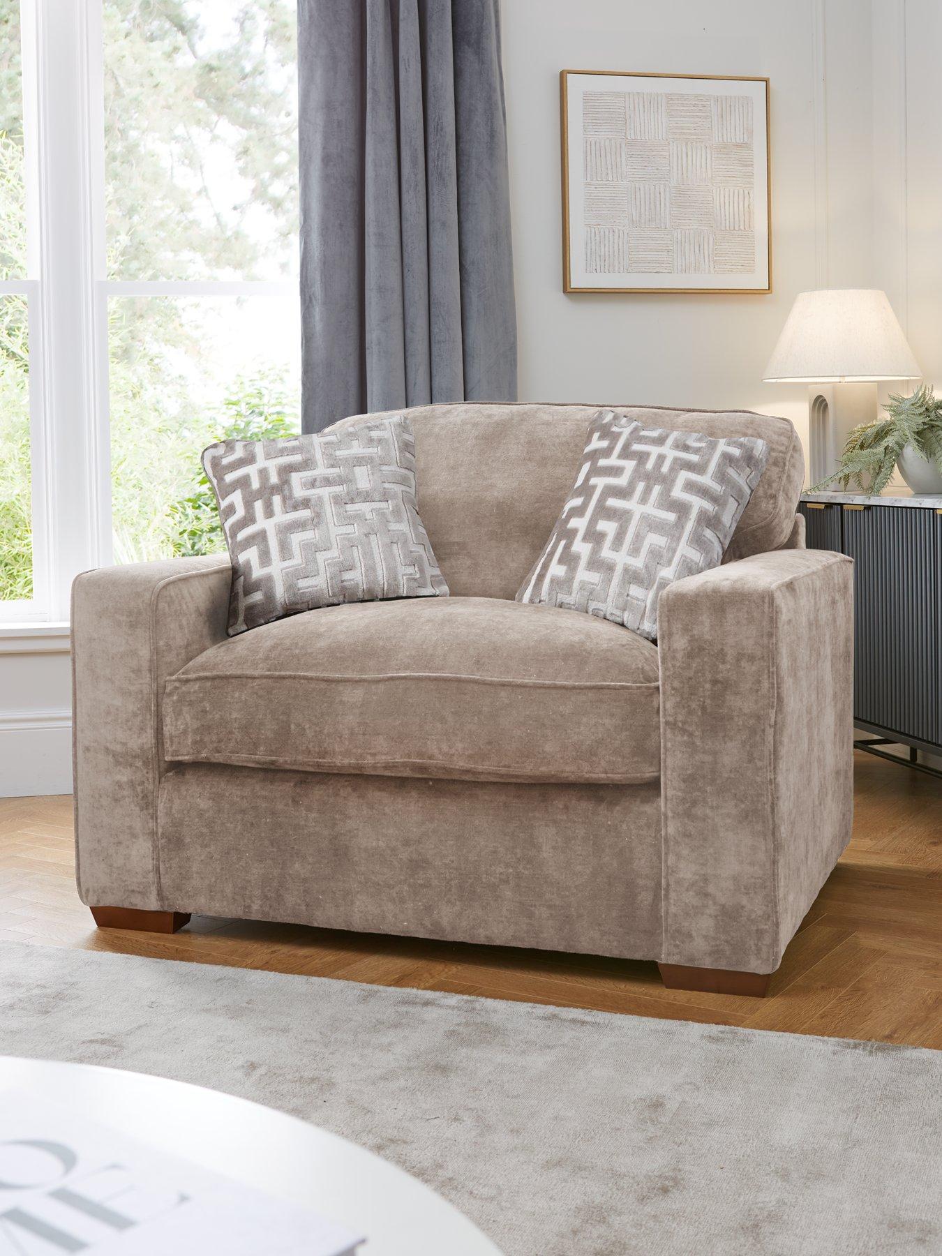 The Very Collection Monaco Fabric Snuggle Chair - Made to Order in the UK