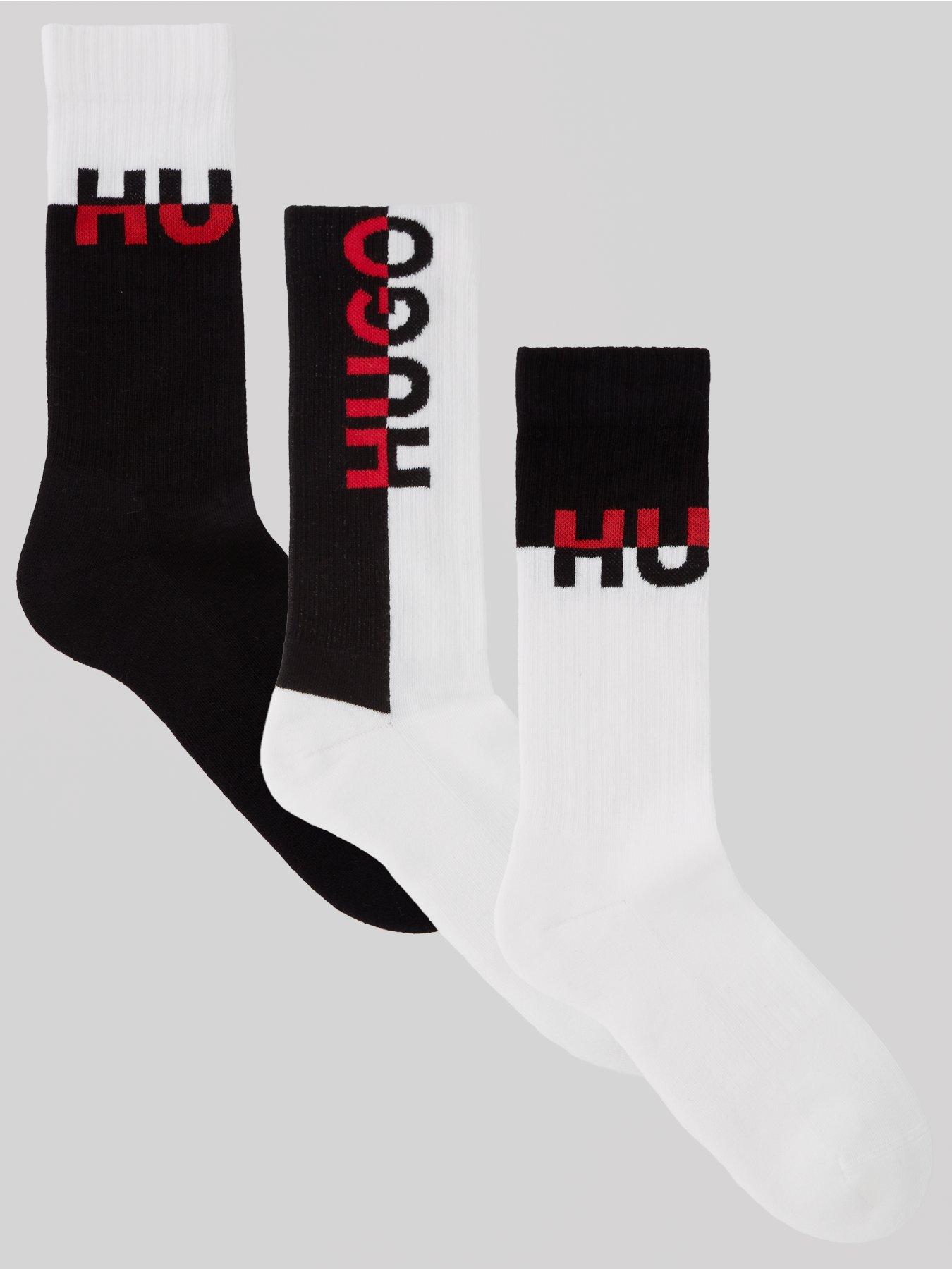 hugo-3-pack-block-colourblock-crew-socks-blackwhitefront