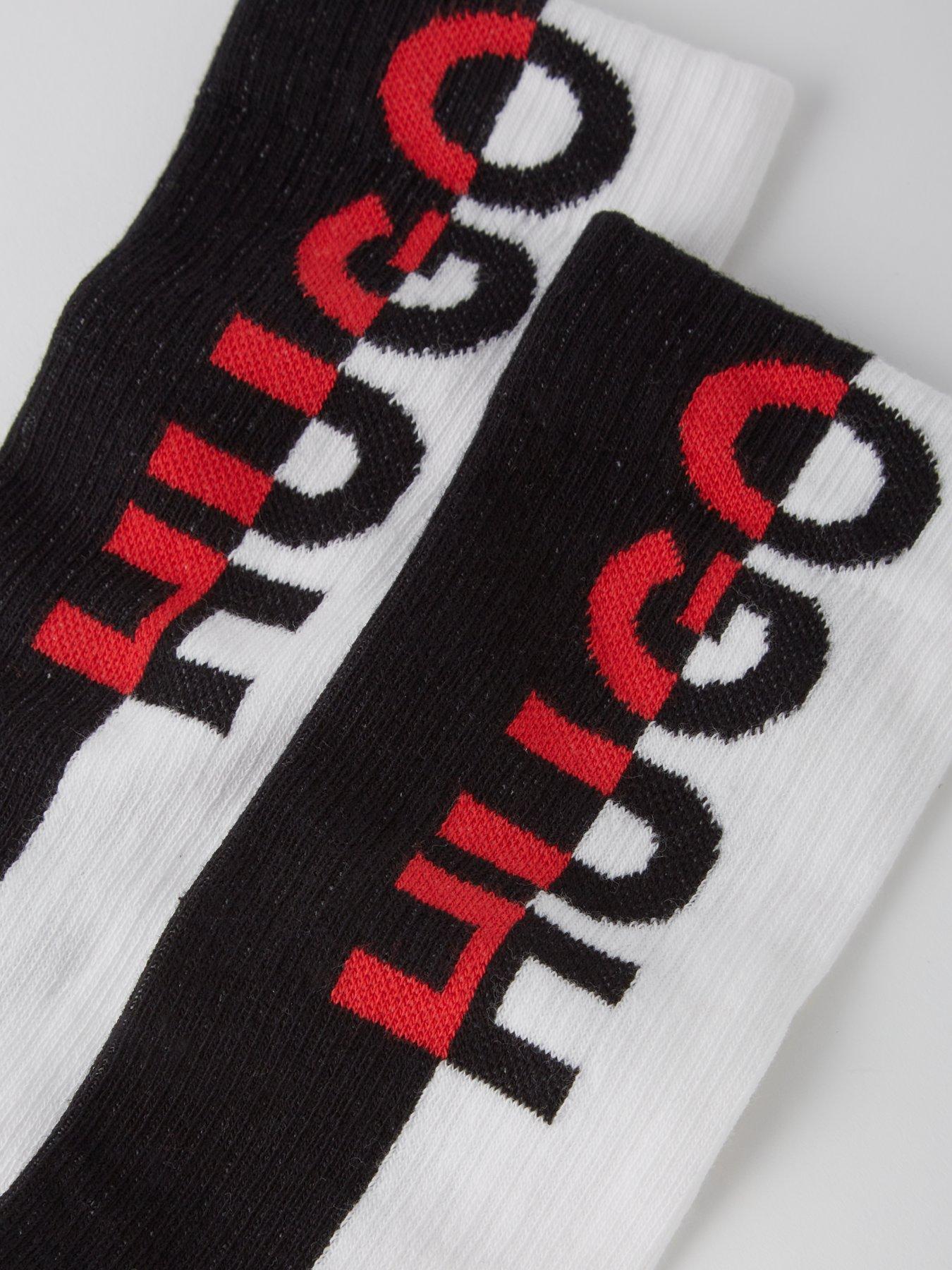 hugo-3-pack-block-colourblock-crew-socks-blackwhitestillFront