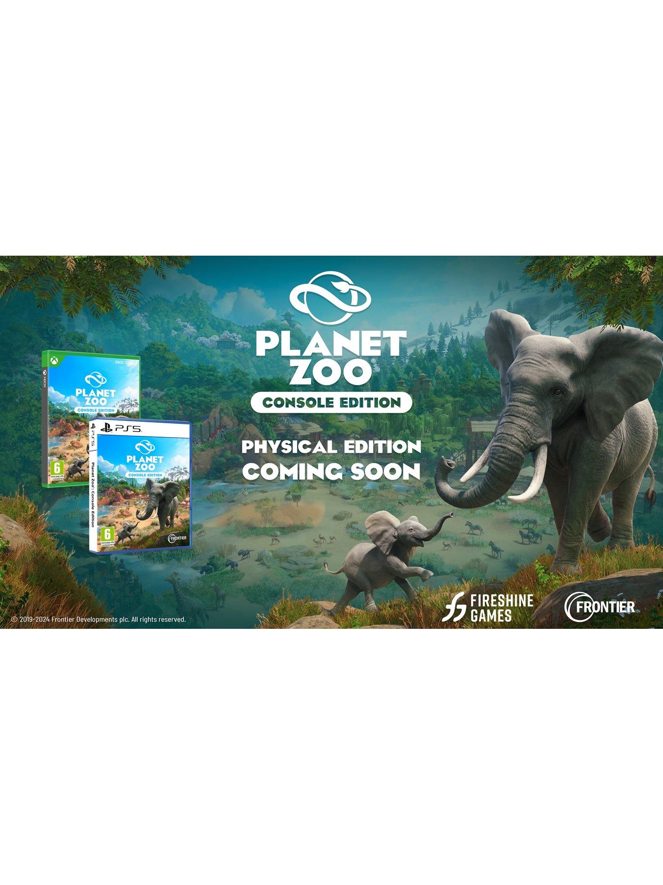 Jeu PS5 Planet Zoo Console Edition - Neuf Sous Film - Simulation De Construction Et Gestion De Zoo