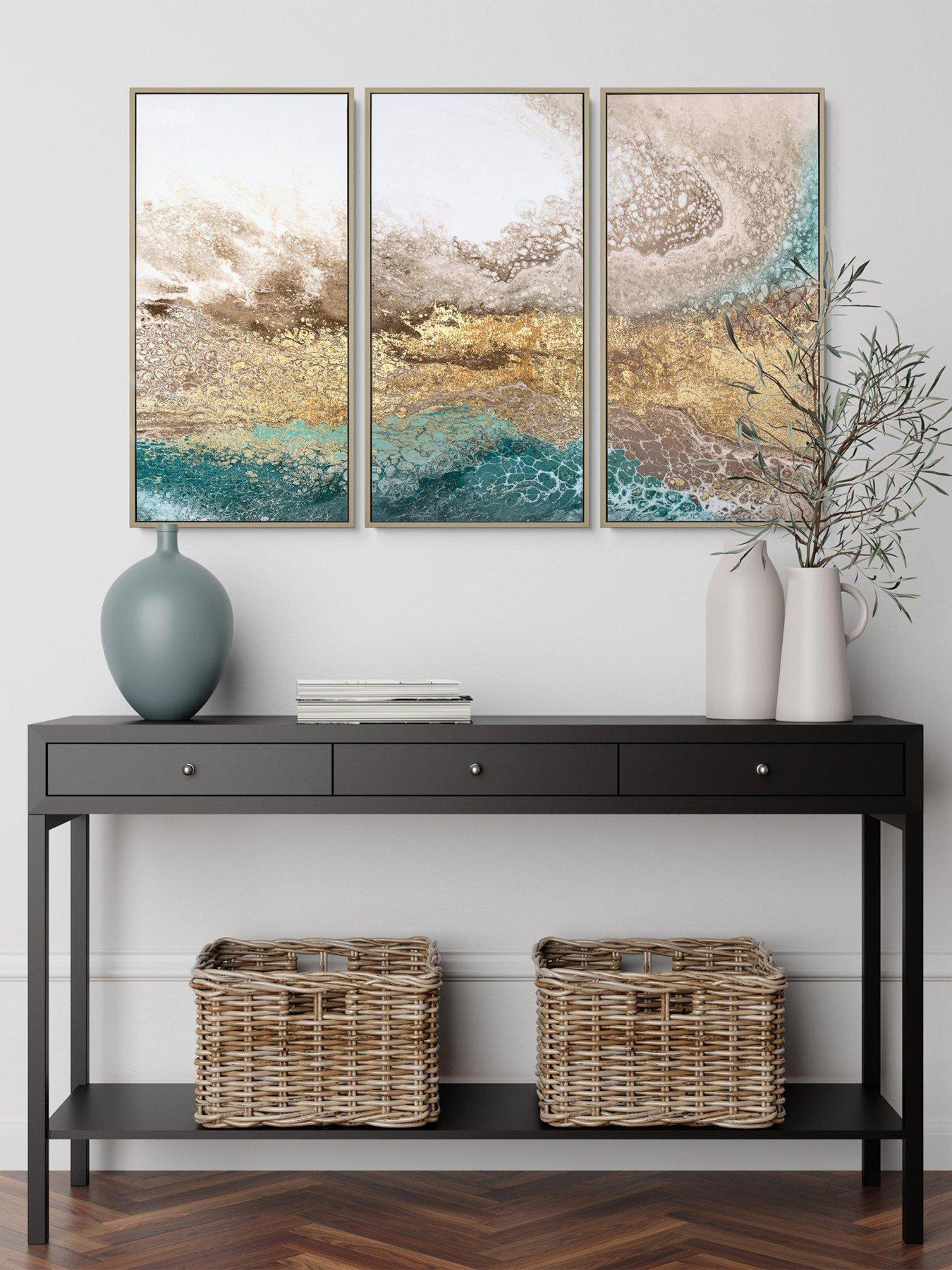 Image of Gallery Direct Serene Triptych Framed Wall Art