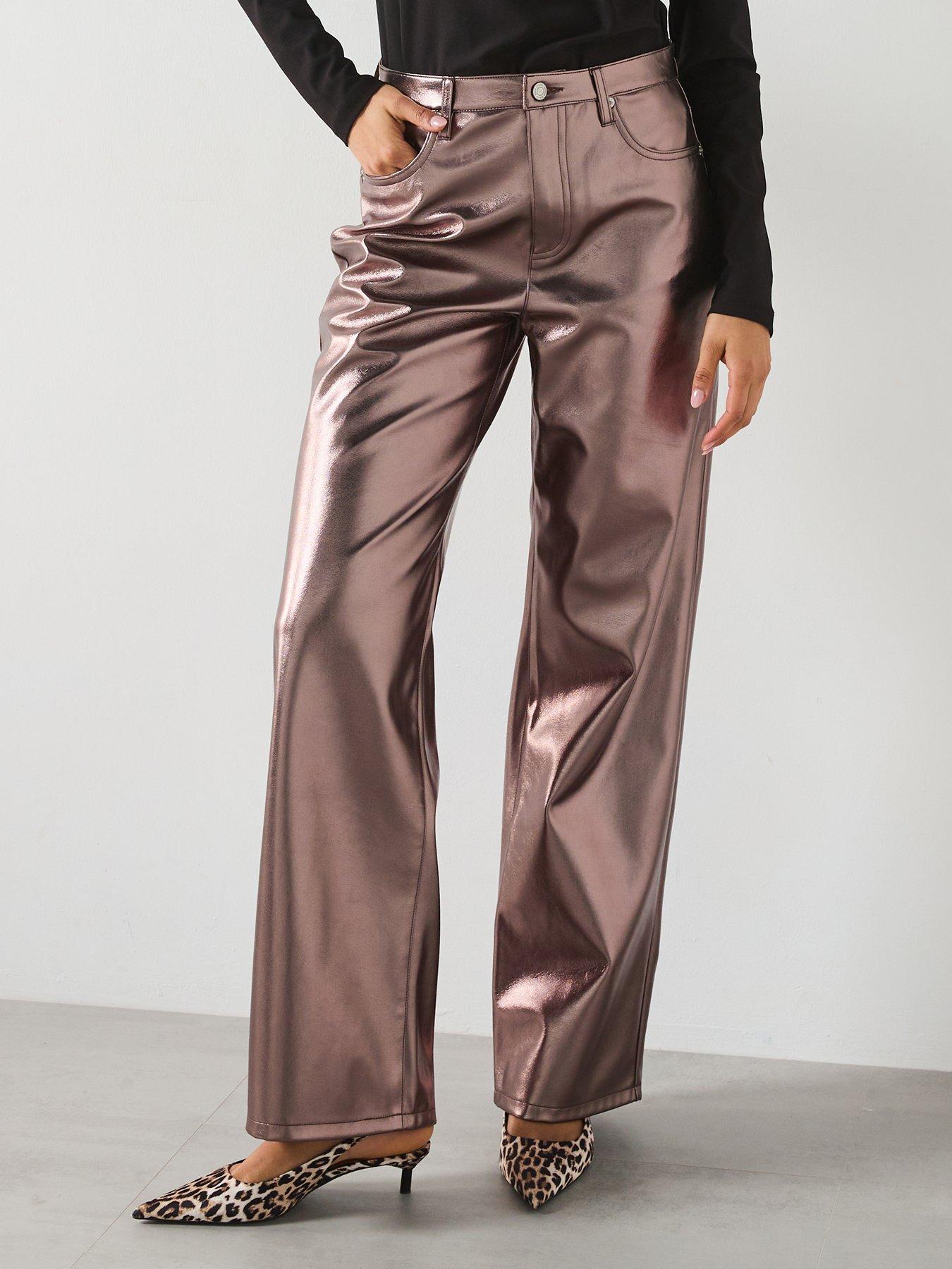 vero-moda-metallic-trousers-rose-gold