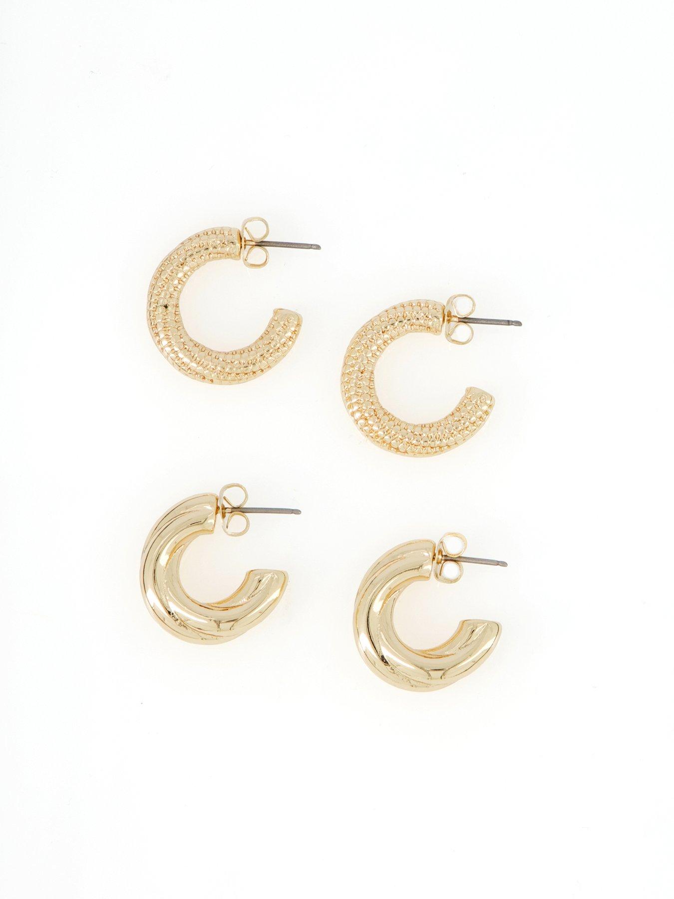 pieces-2-pack-hoop-earrings-gold