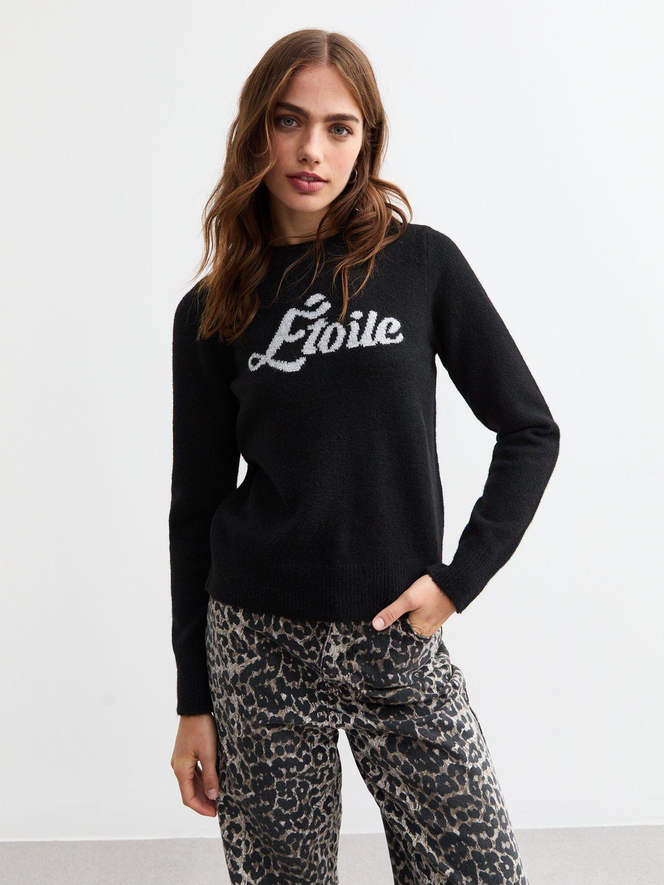 new-look-black-knit-etoile-jumper