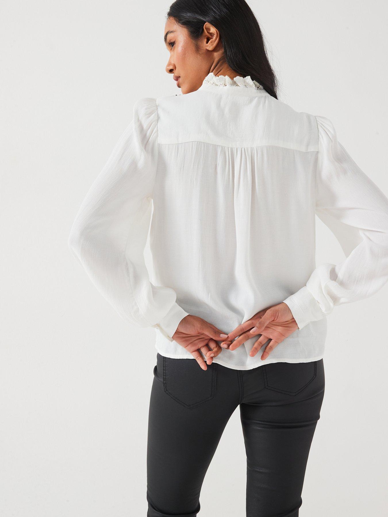 jdy-frill-detail-blouse-whitestillFront