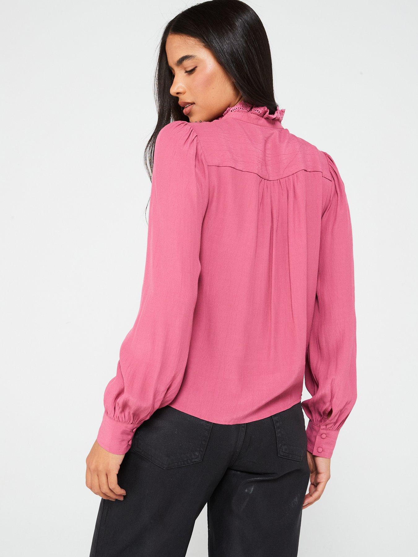 jdy-frill-detail-blouse-pinkstillFront