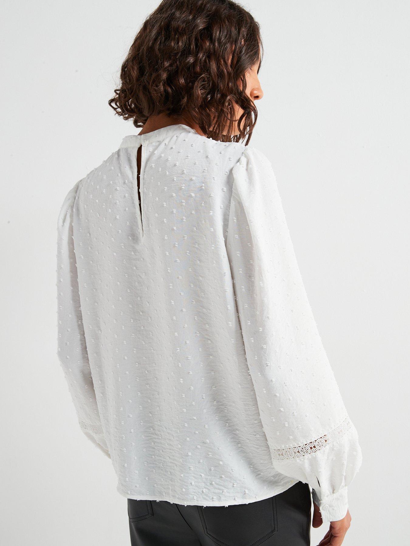 jdy-dobby-lace-high-neck-blouse-whitestillFront