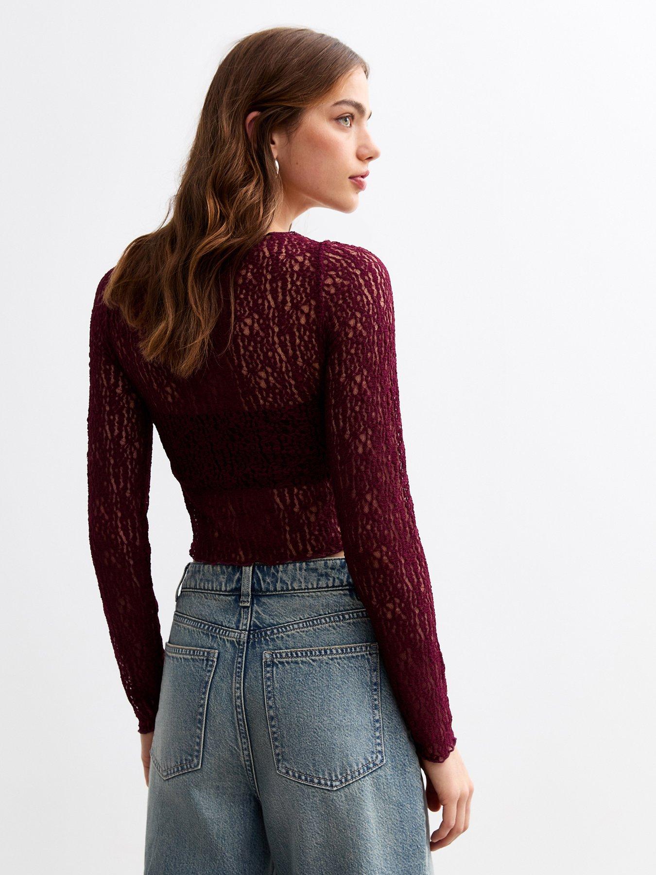 new-look-lace-long-sleeve-top-burgundystillFront