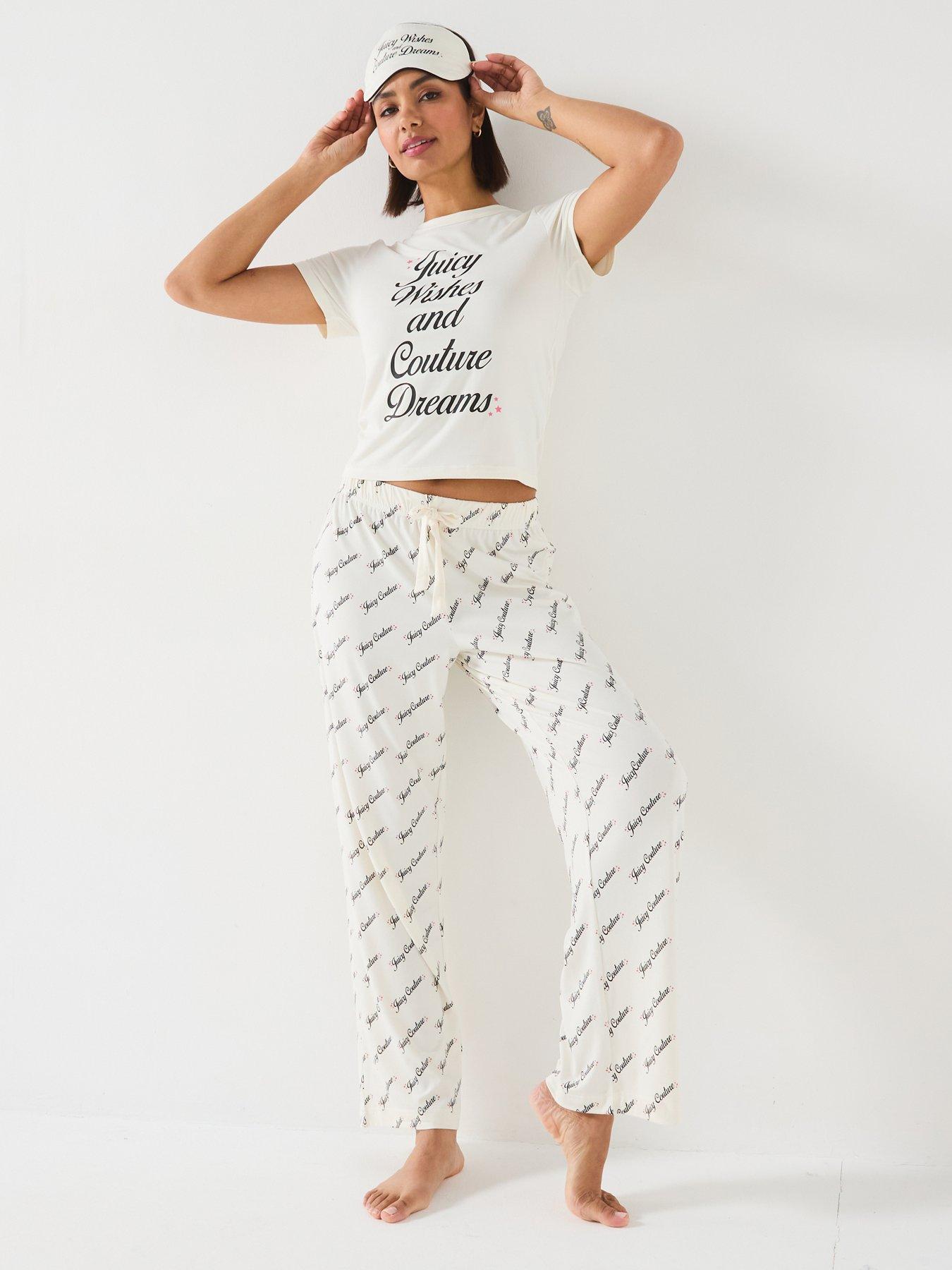 juicy-couture-juicy-wishes-short-sleeve-pyjama-set-with-eye-mask-off-white