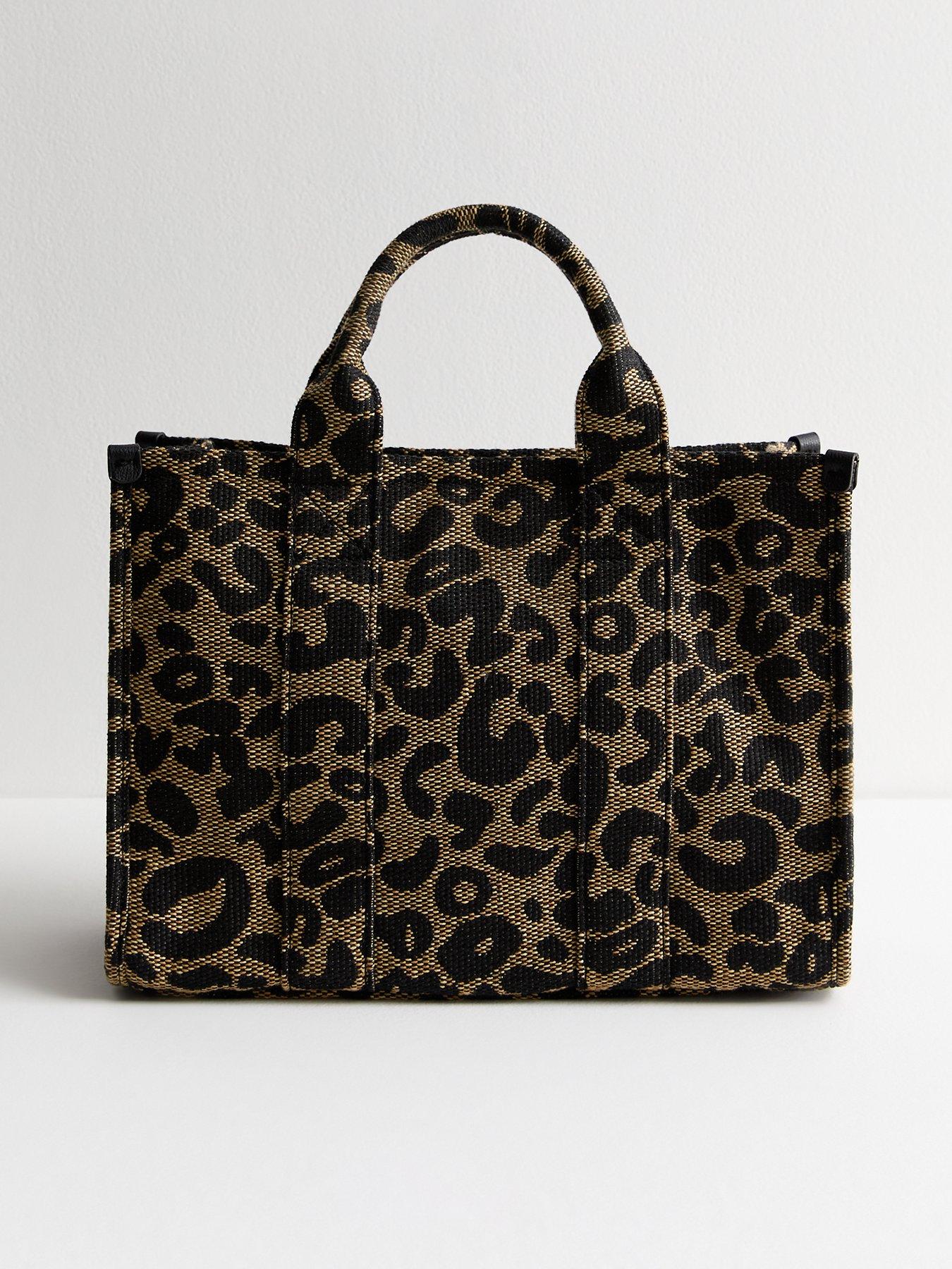 new-look-brown-animal-canvas-toteback