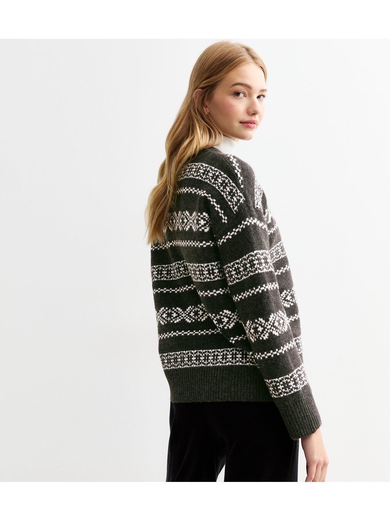 new-look-dark-grey-apres-ski-fairisle-jumperstillFront