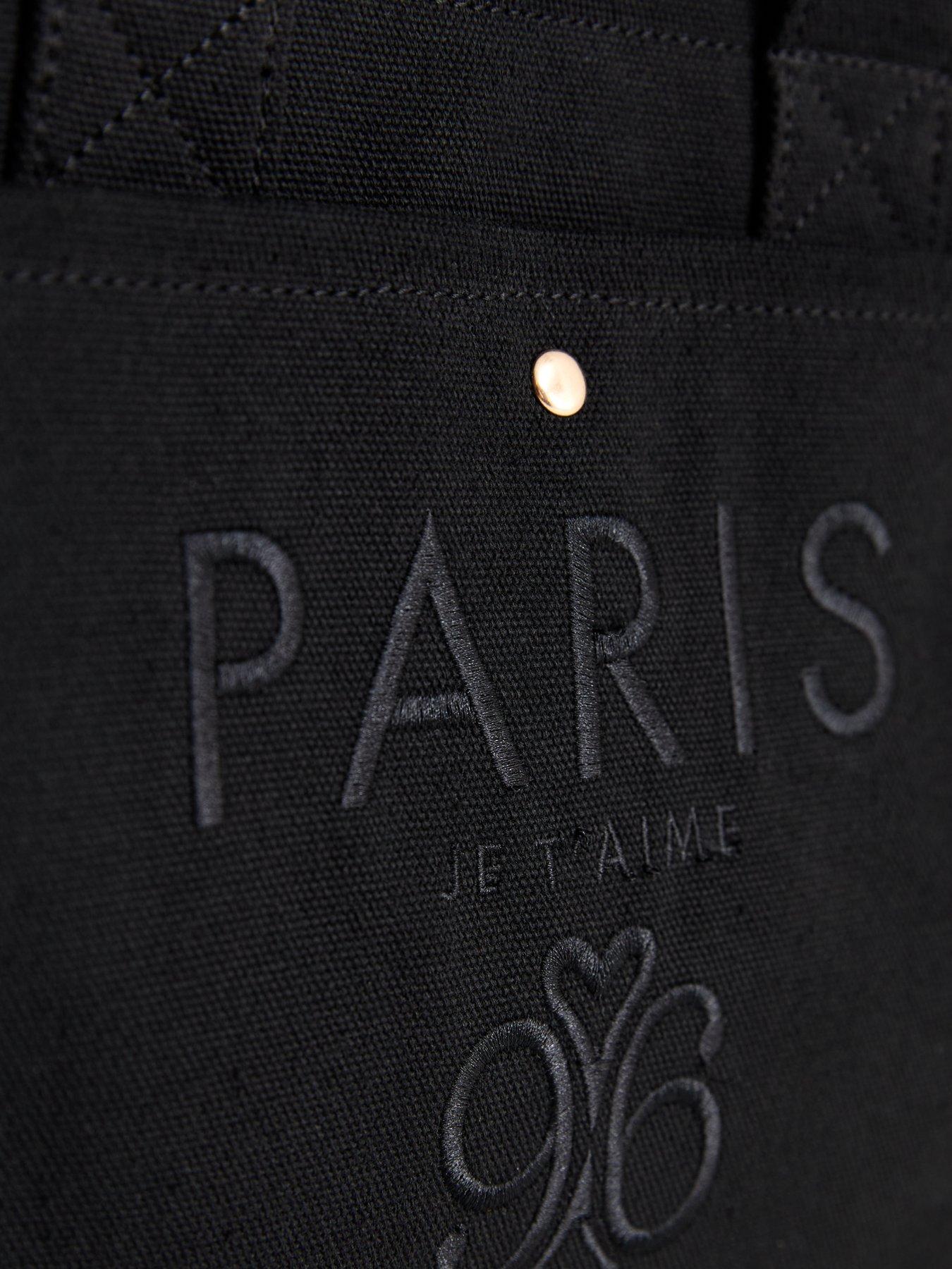 new-look-black-paris-embroidered-canvas-toteoutfit