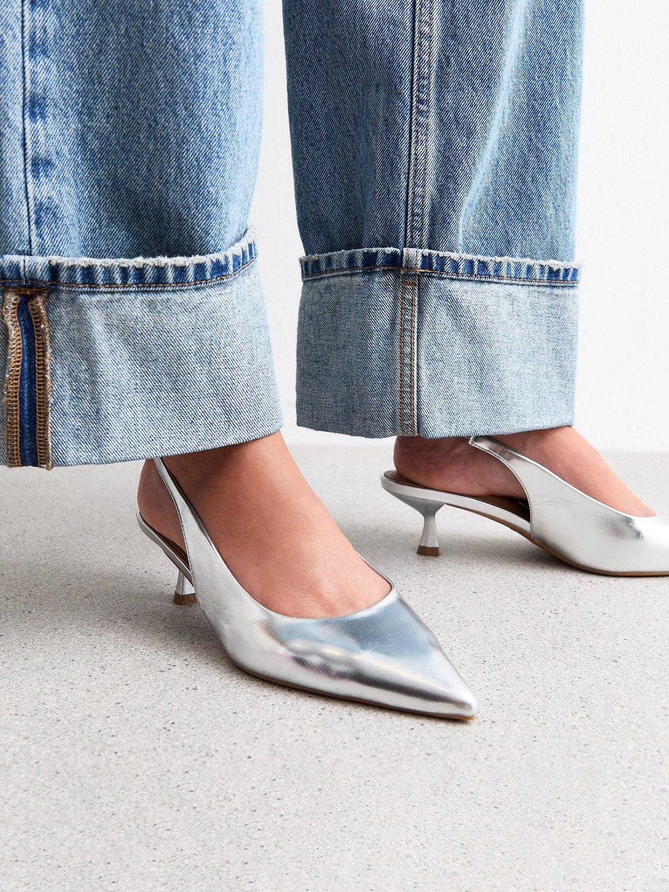 new-look-slingback-kitten-heel-court-shoes-silveroutfit