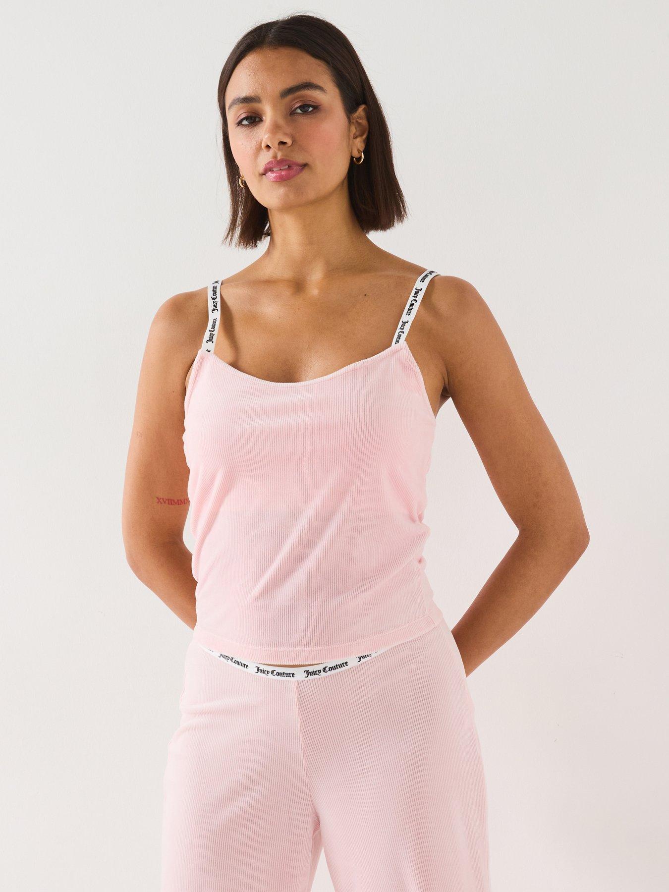 juicy-couture-elina-rib-velour-lounge-vest-top-pink