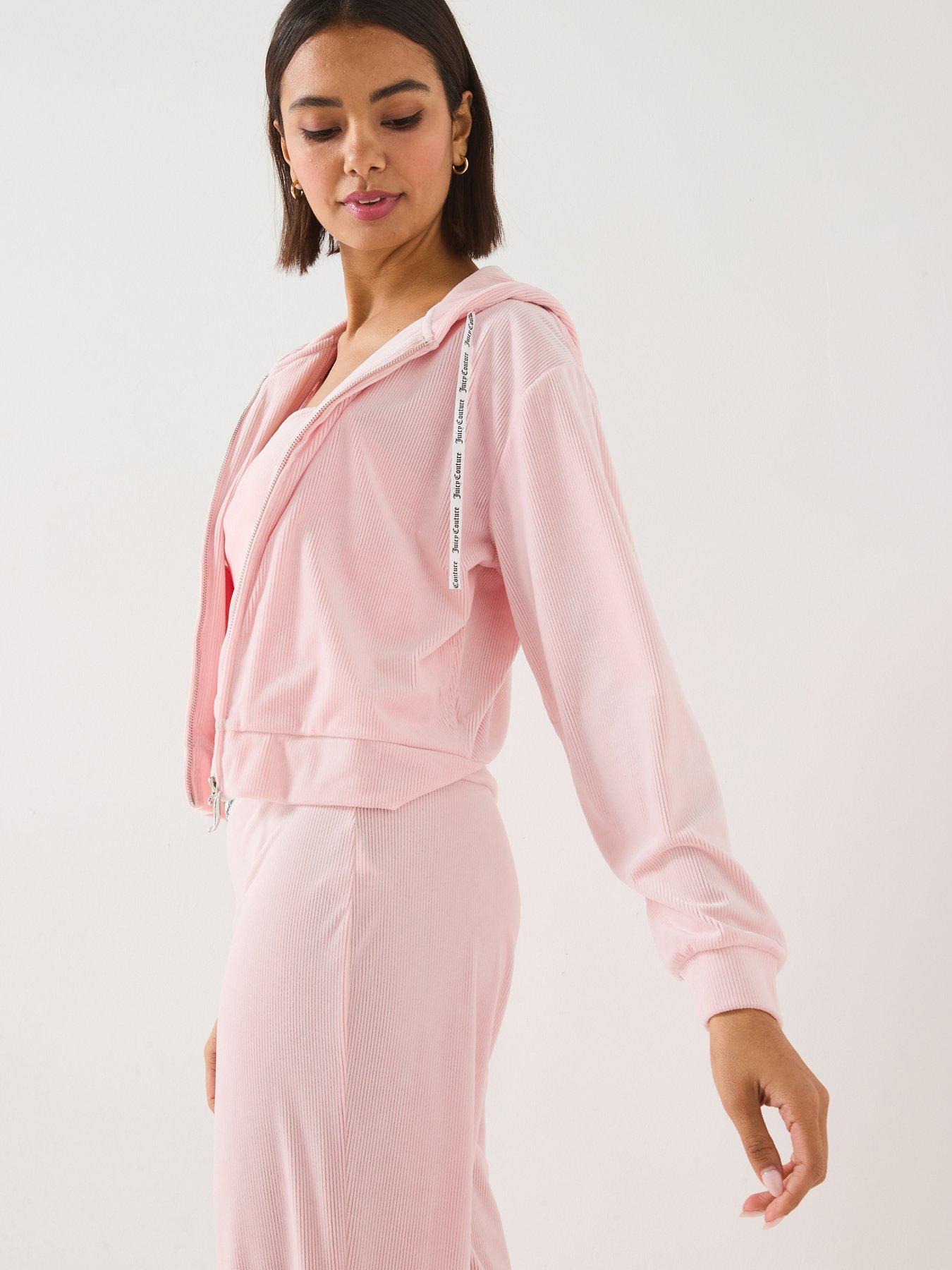 juicy-couture-liv-rib-velour-lounge-hoodie-pinkdetail