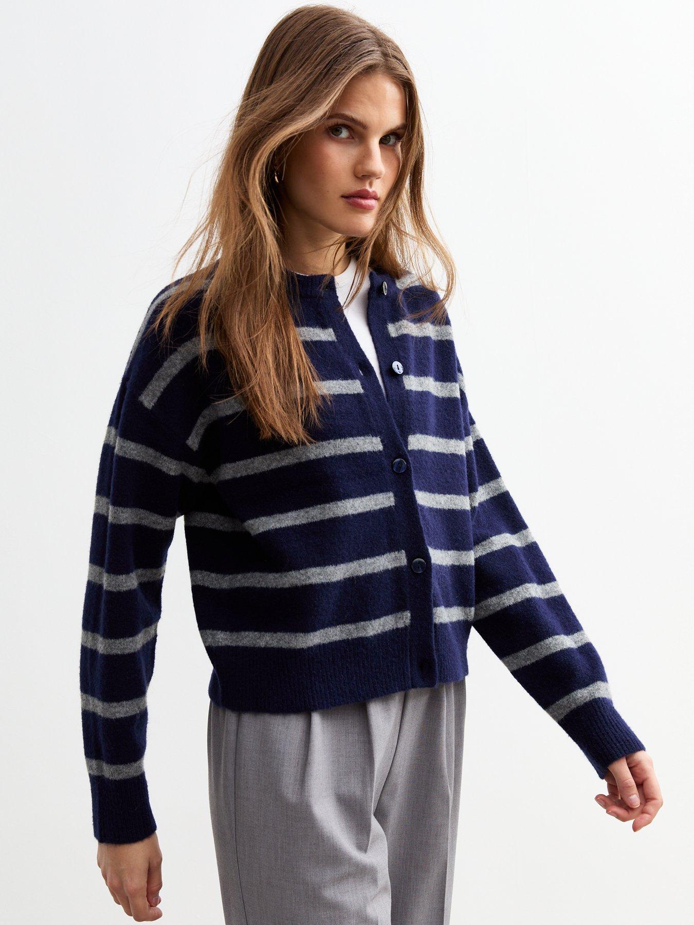 new-look-blue-fine-knit-striped-cardigan-print