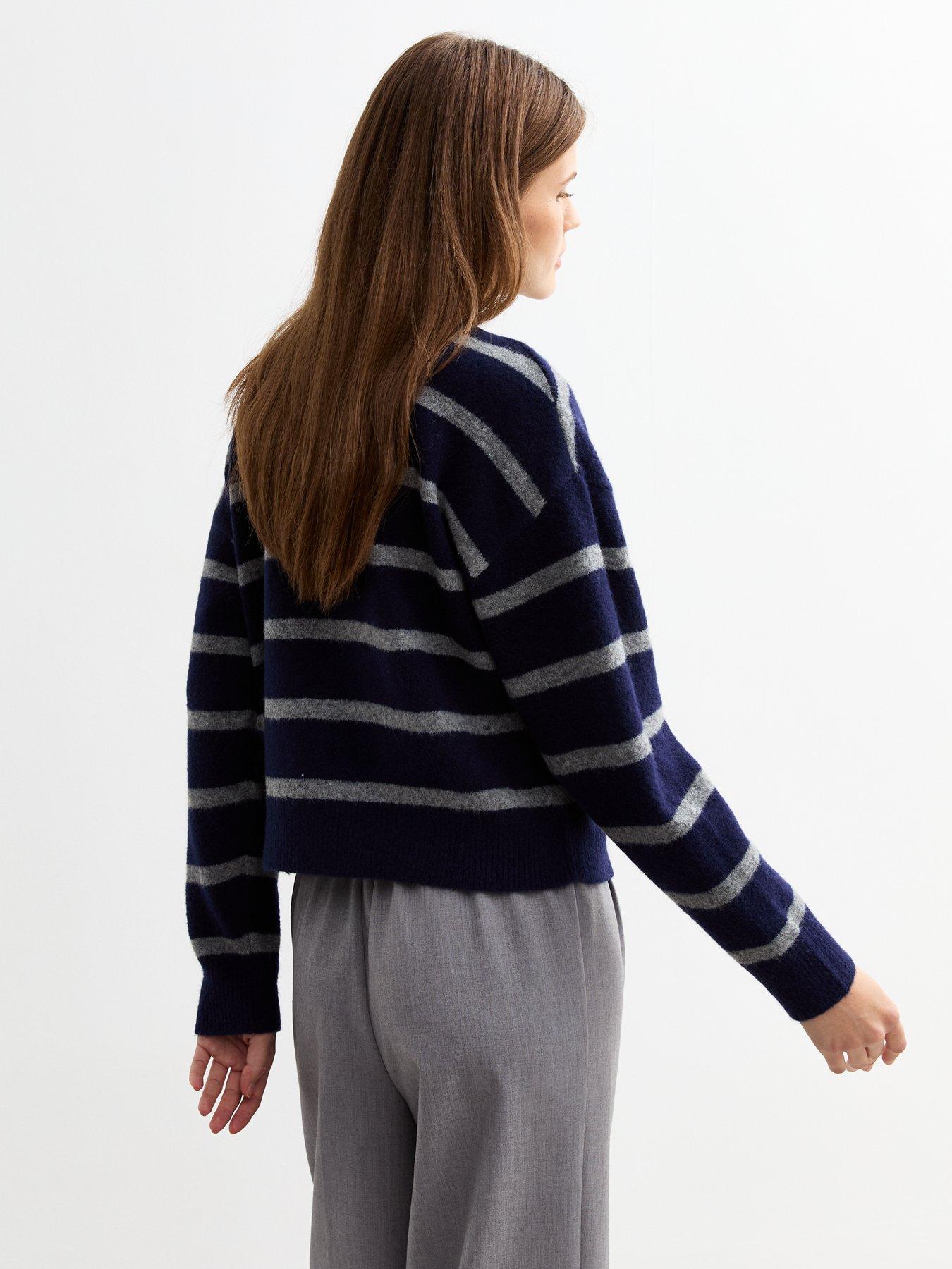 new-look-blue-fine-knit-striped-cardiganstillFront