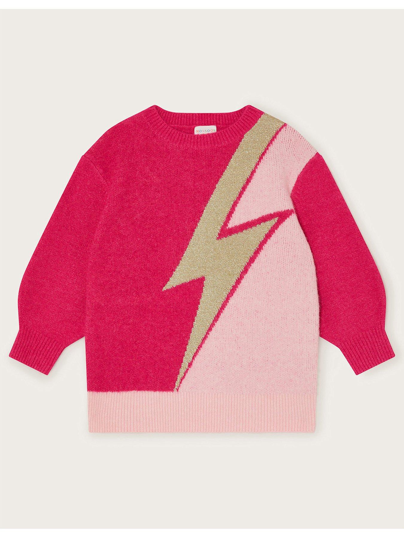 monsoon-girls-knitted-bolt-jumper-pinkfront