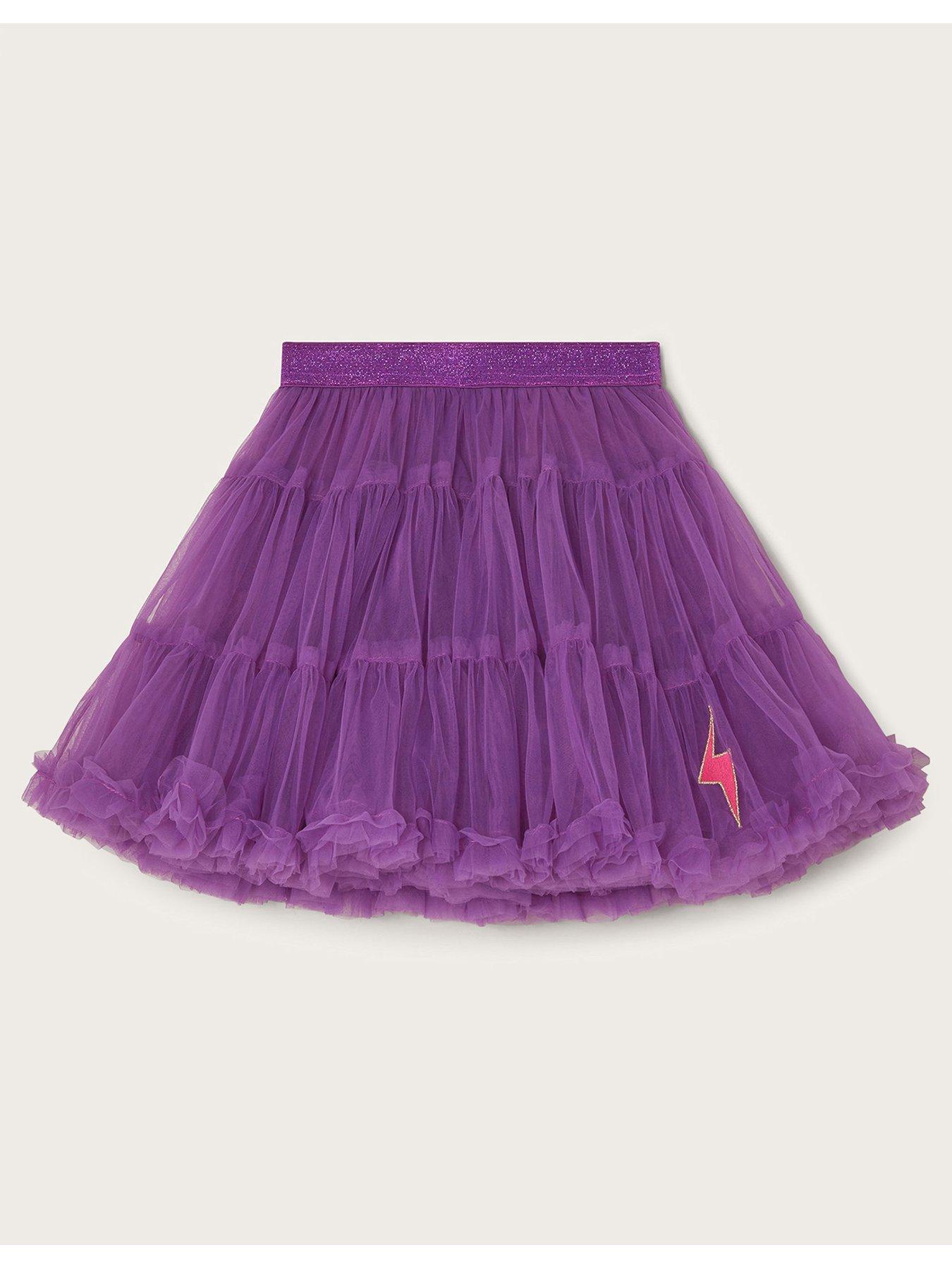 monsoon-girls-layered-net-skirt-purple