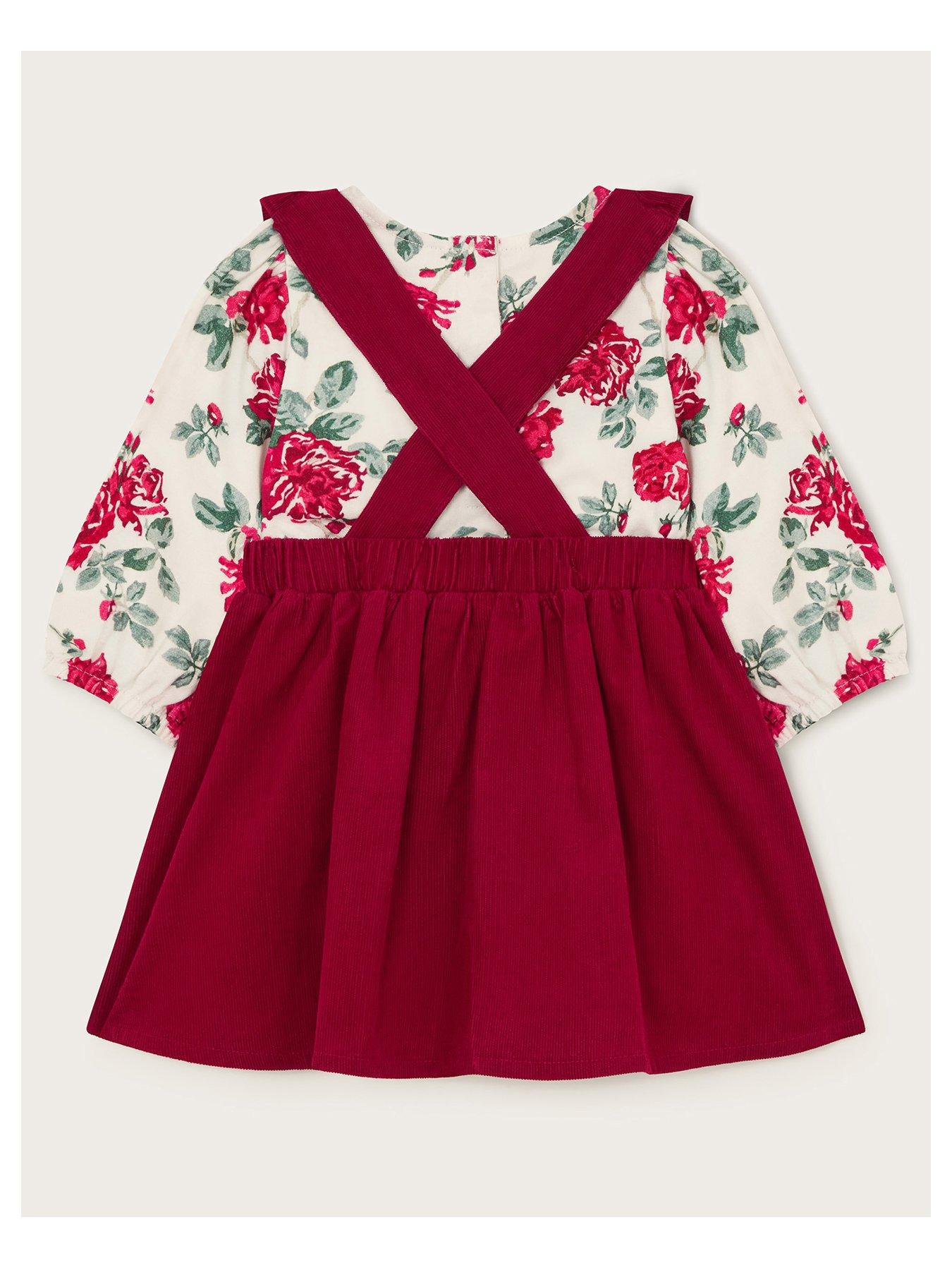 monsoon-baby-girls-floral-long-sleeve-top-and-pinafore-set-redback