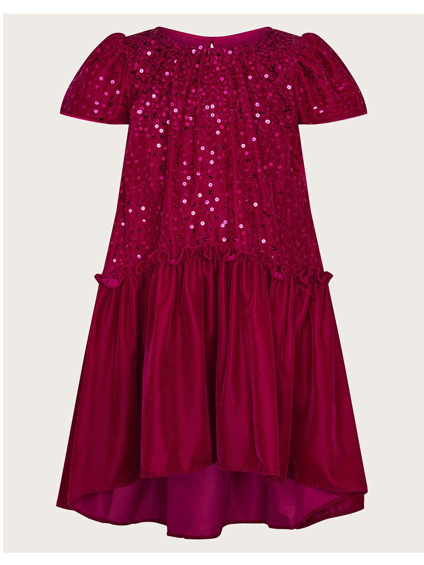 Monsoon girls red dress deals