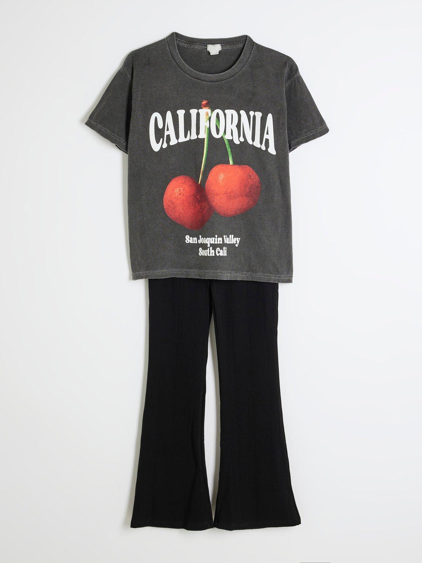 river-island-older-girl-cherry-tee-and-kickflare-greystillFront