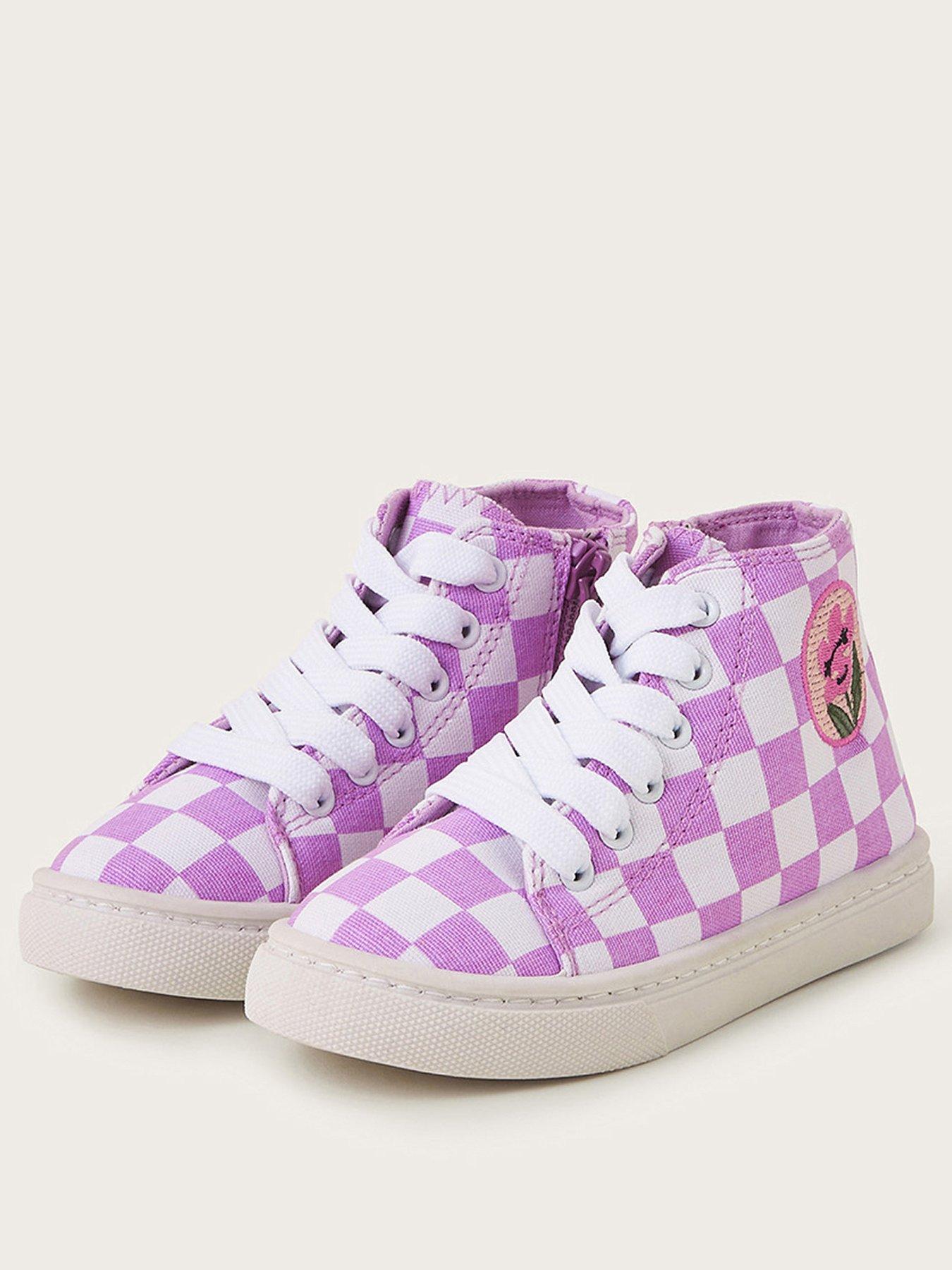 monsoon-girl-checkered-high-top-trainers-multistillFront