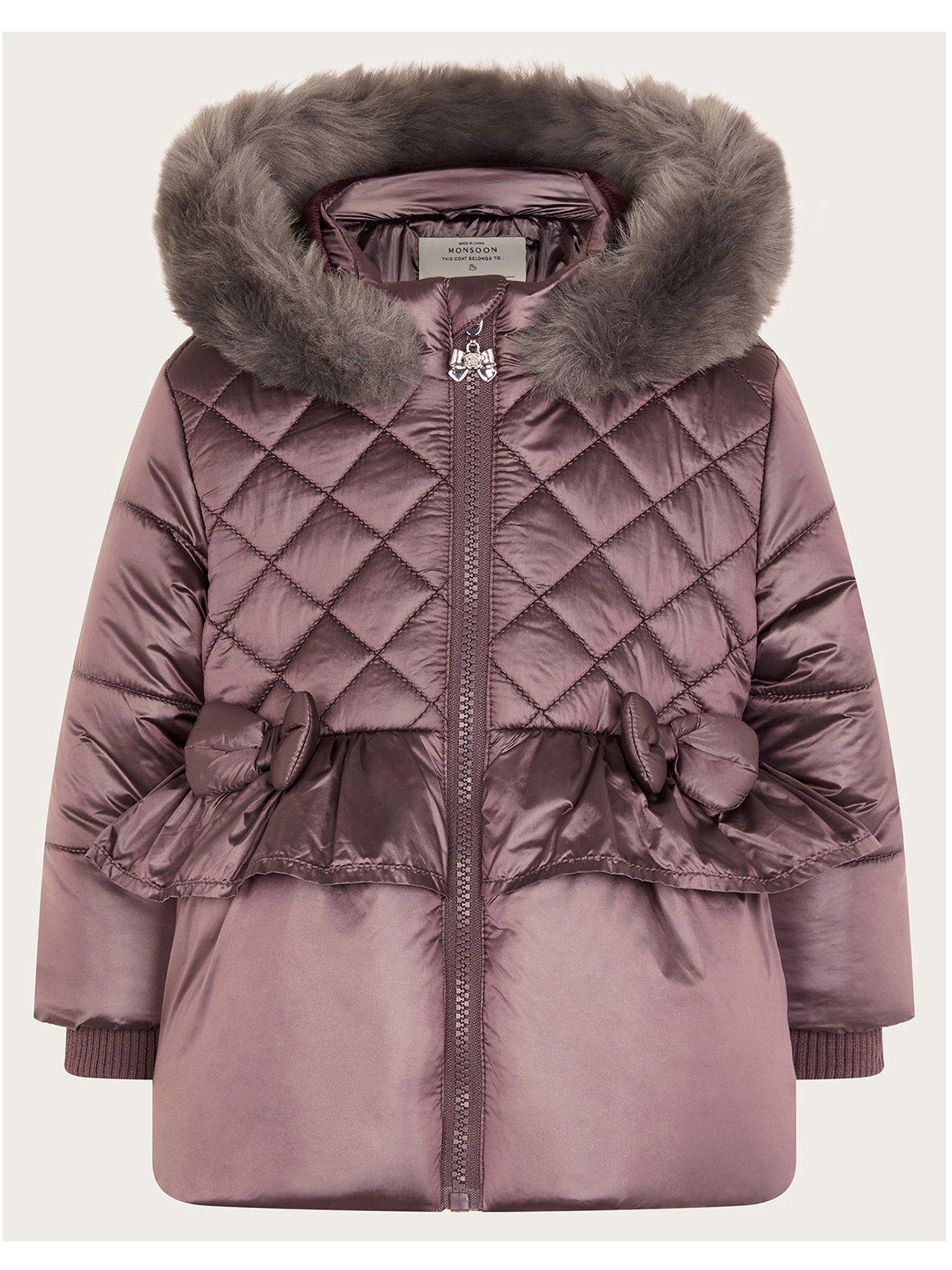 monsoon-baby-girls-metallic-bow-padded-coat-multi