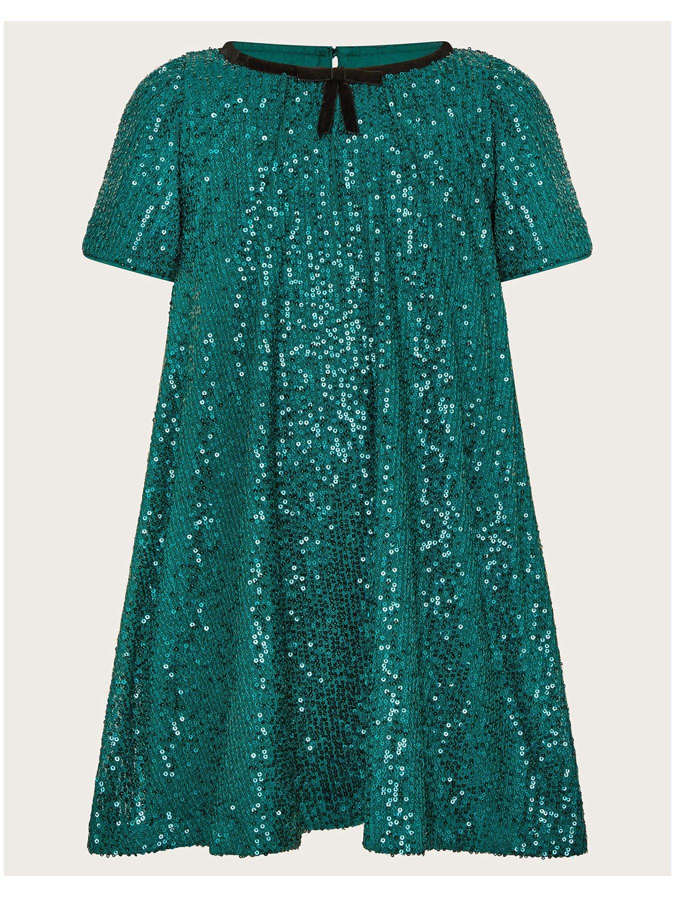 monsoon-girls-sienna-sequin-bow-a-line-dress-green