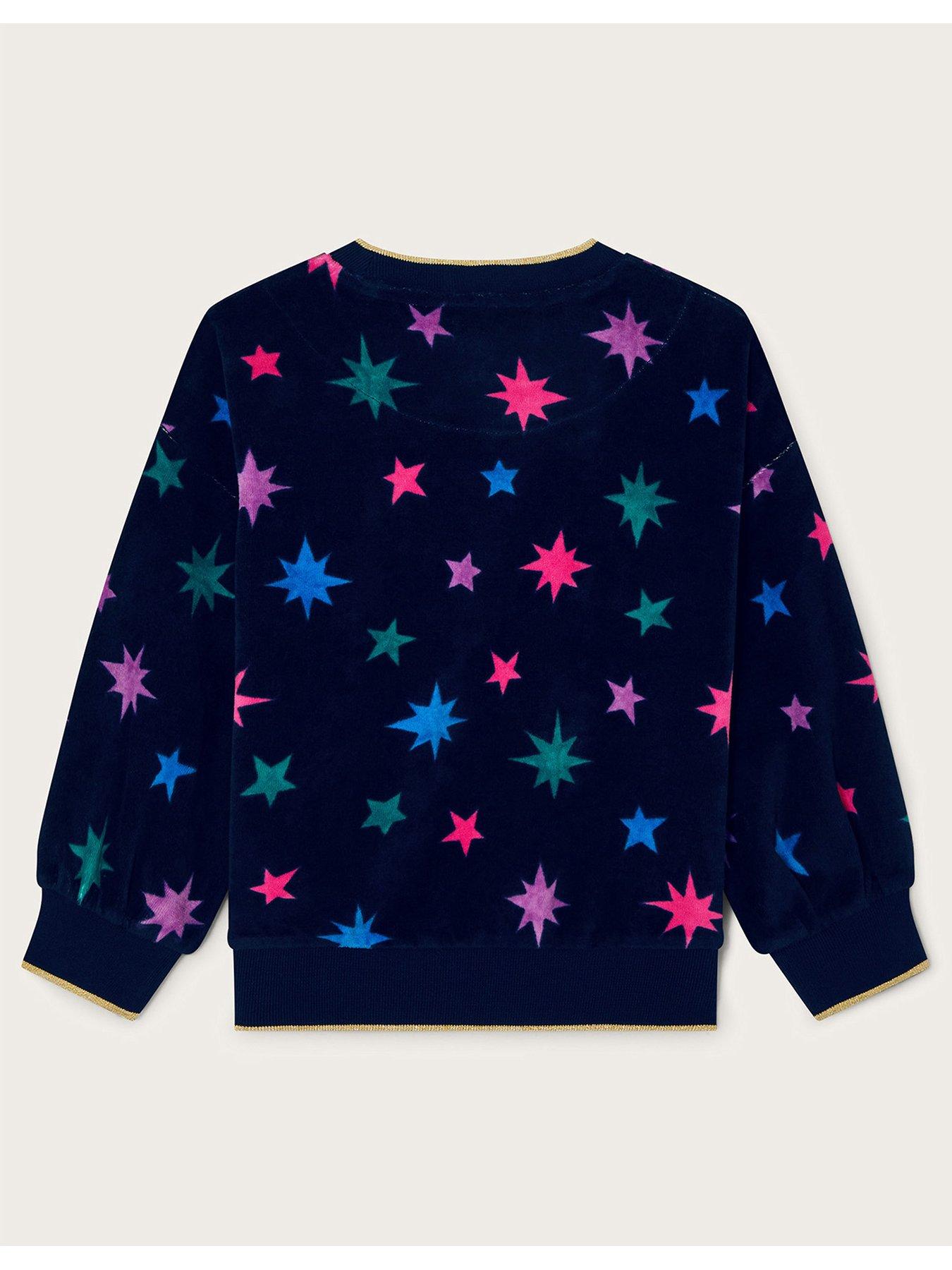 monsoon-girls-star-print-velour-long-sleeve-top-navyback