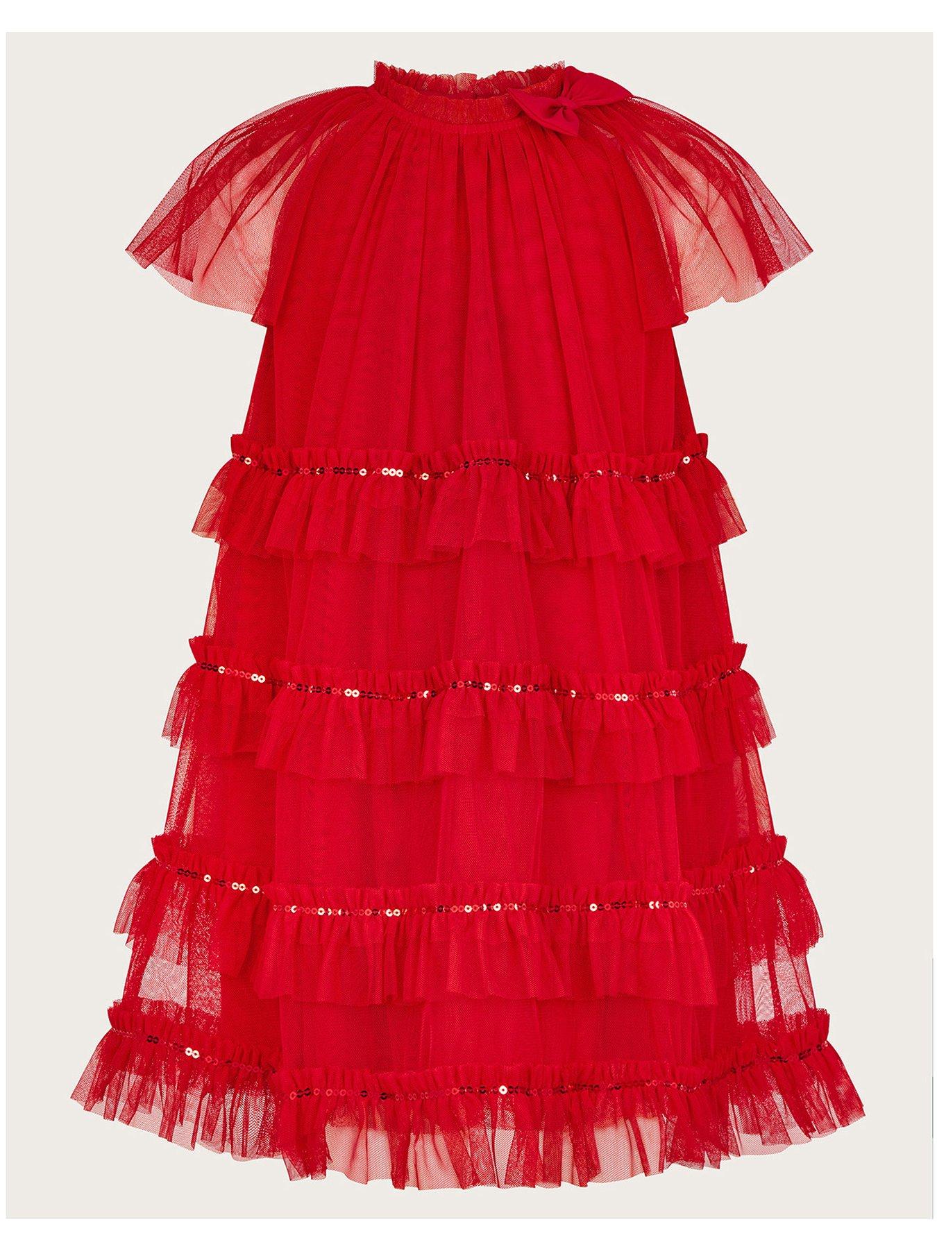 monsoon-girls-sequin-bow-ruffle-trapeze-dress-red