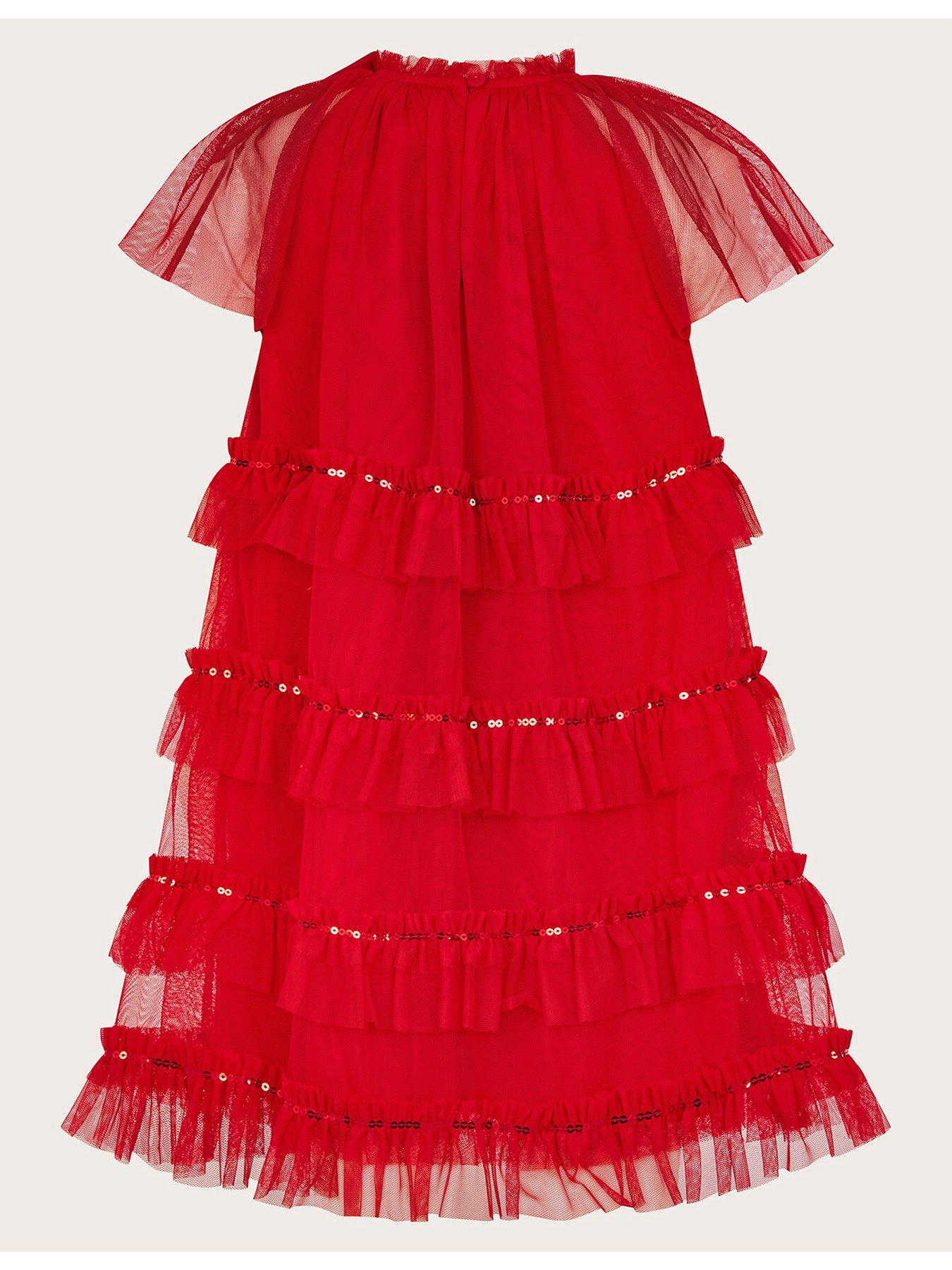 monsoon-girls-sequin-bow-ruffle-trapeze-dress-redback