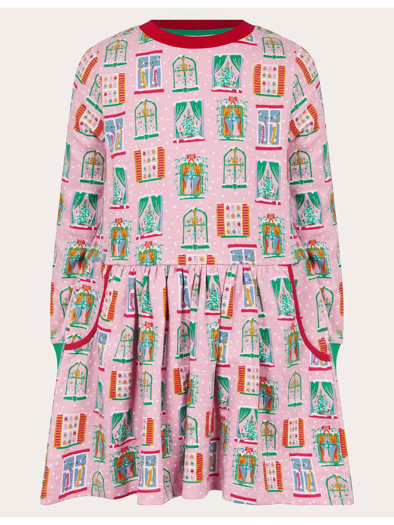 monsoon-girls-christmas-window-print-sweatshirt-dress-pink