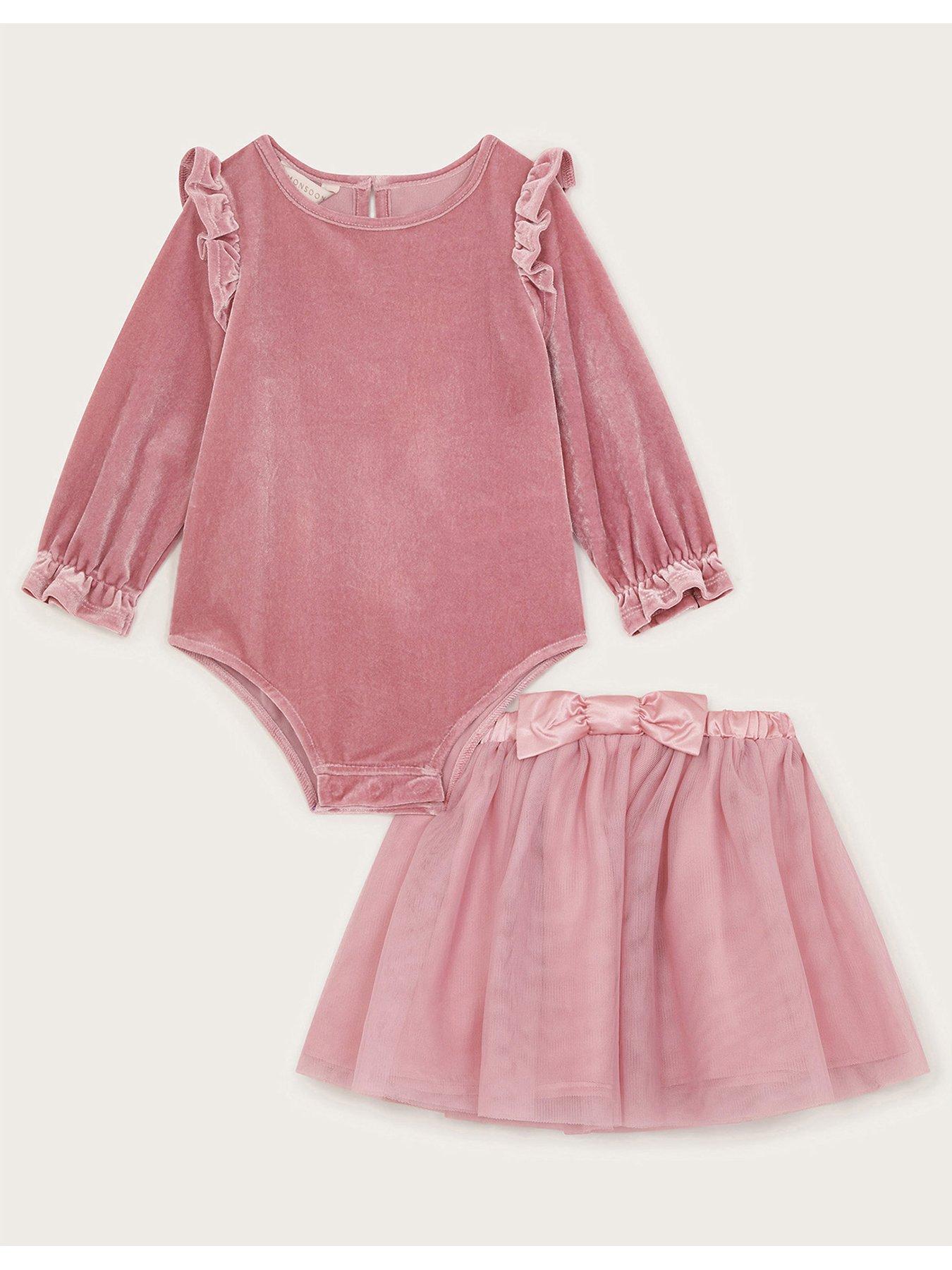 monsoon-baby-girls-velvet-bodysuit-tutu-set-pink